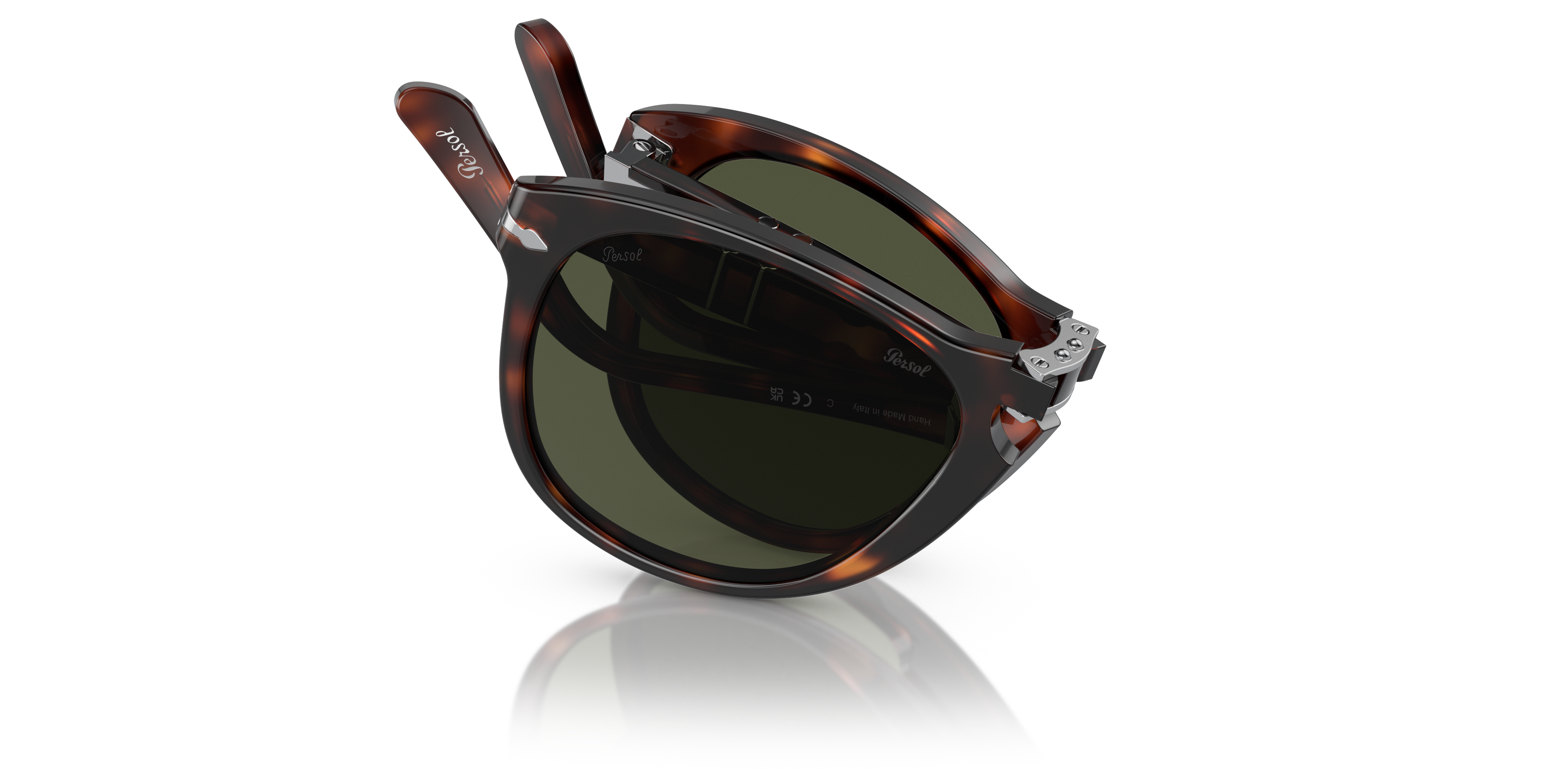 Persolペルソールサングラス（Havana×Crystal Green） Persol® 649 Havana with Crystal Green Lens