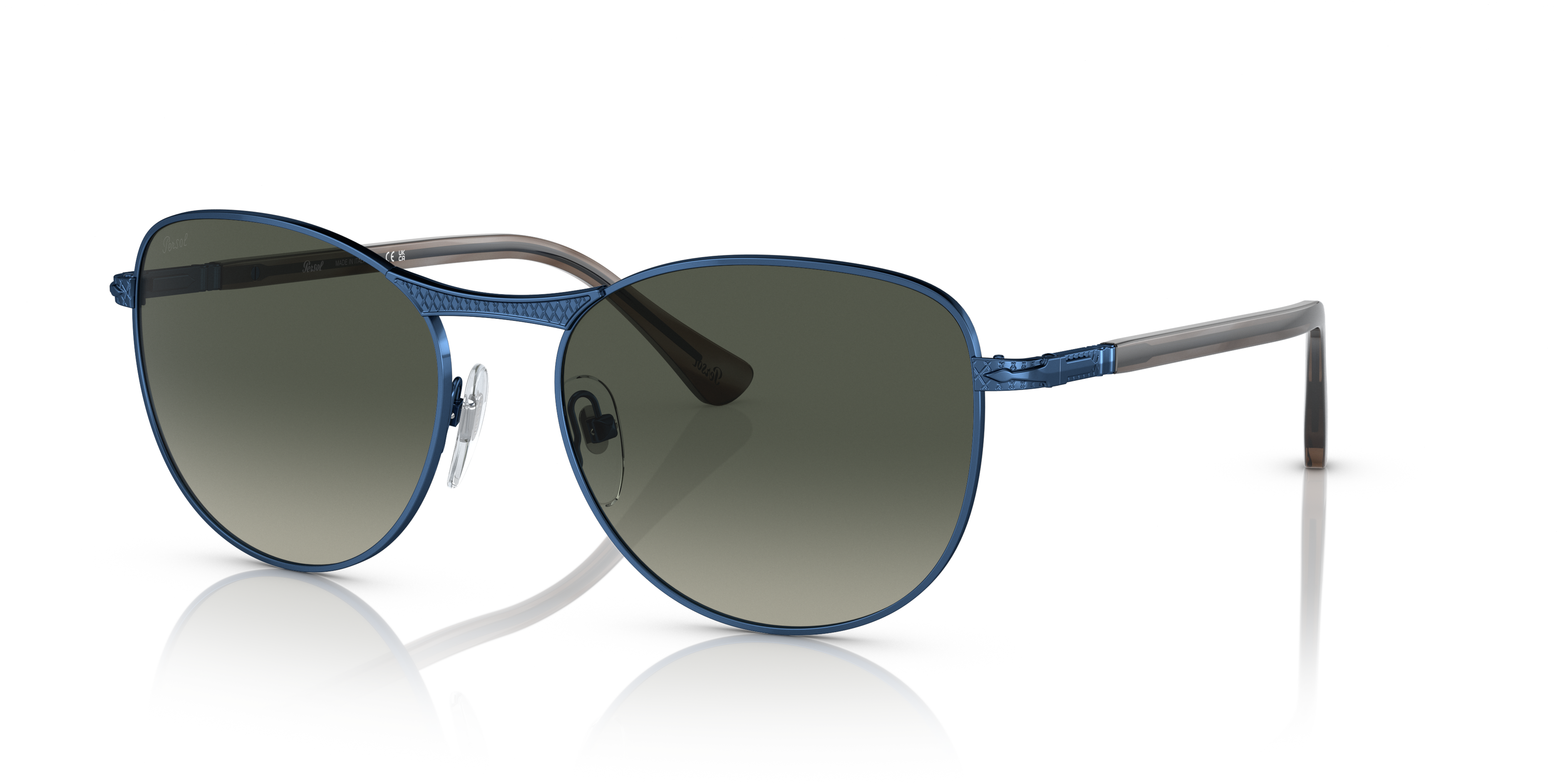 Persol PO1002S with Blue Frame and Grey Lenses | Persol® BM