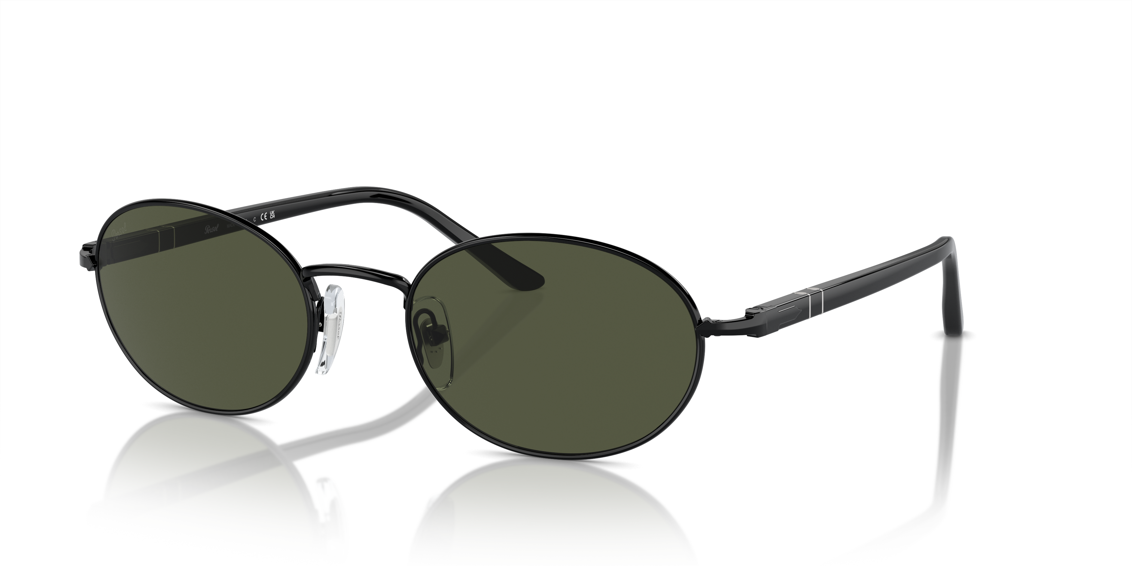 Persol Ida with Black Frame and Green Lenses | Persol® US