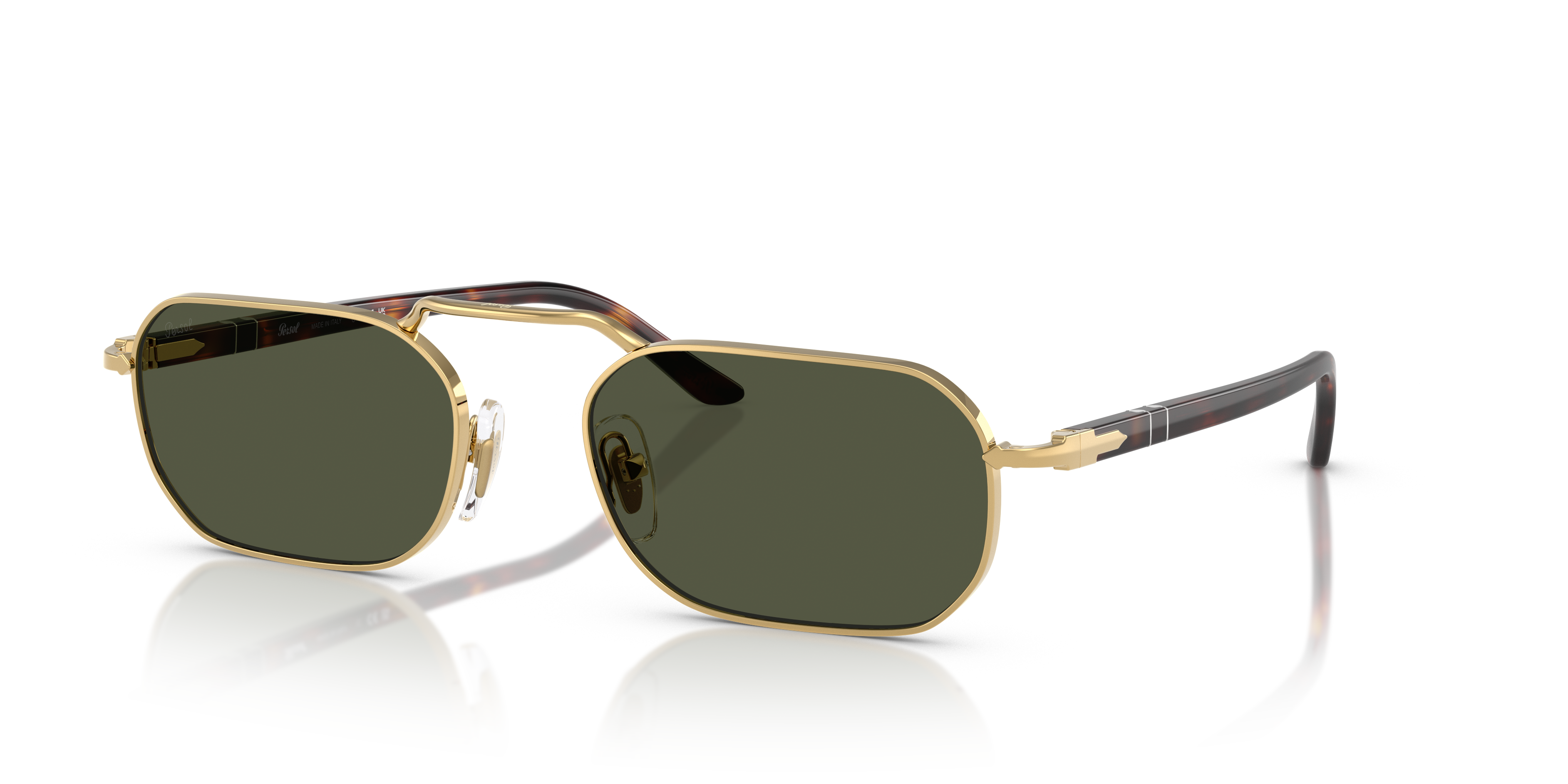Persol PO1020S with Gold Frame and Green Lenses | Persol® NL