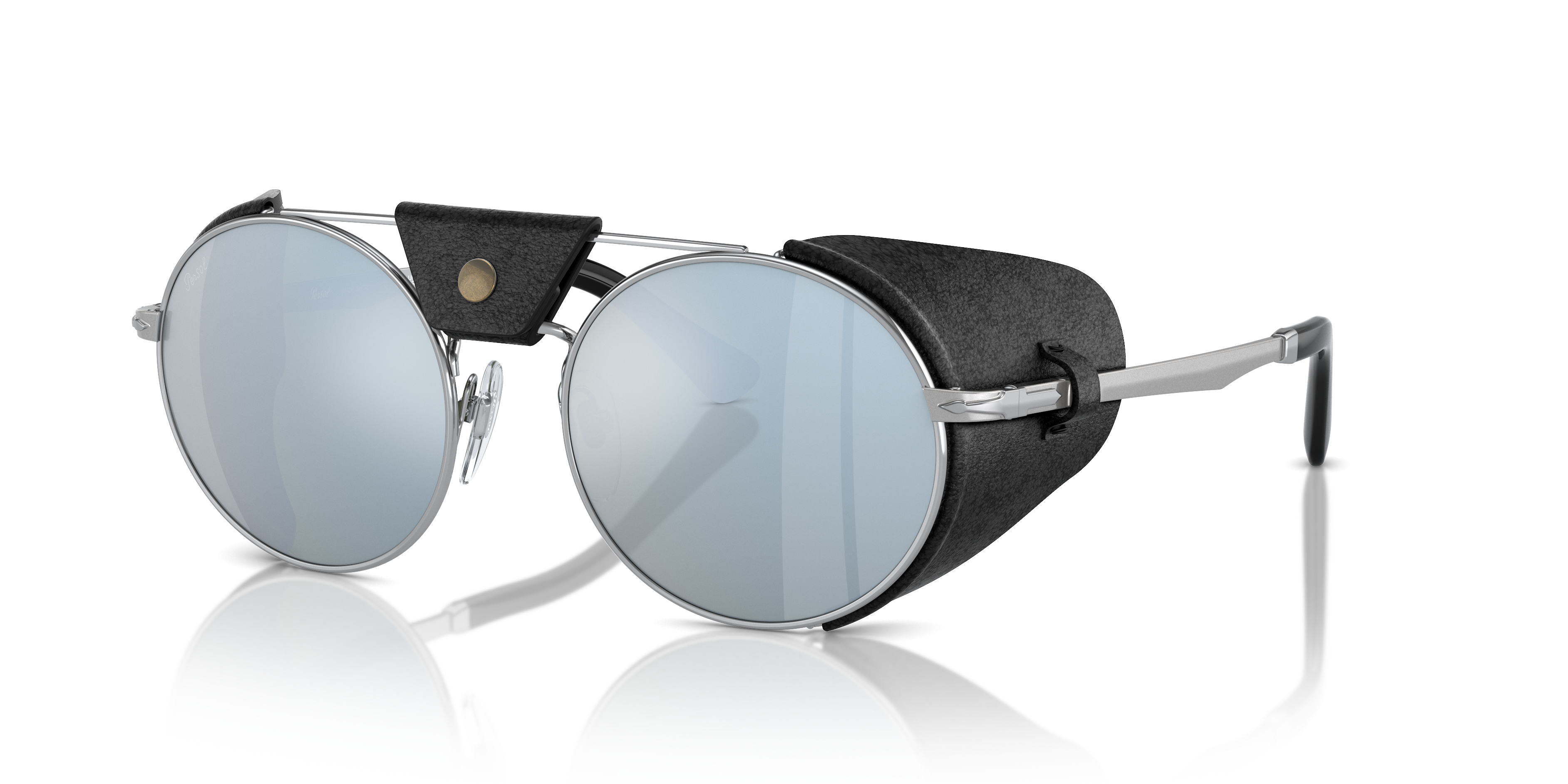 Persol PO2496SZ - Protector with Silver/Black Frame and Green