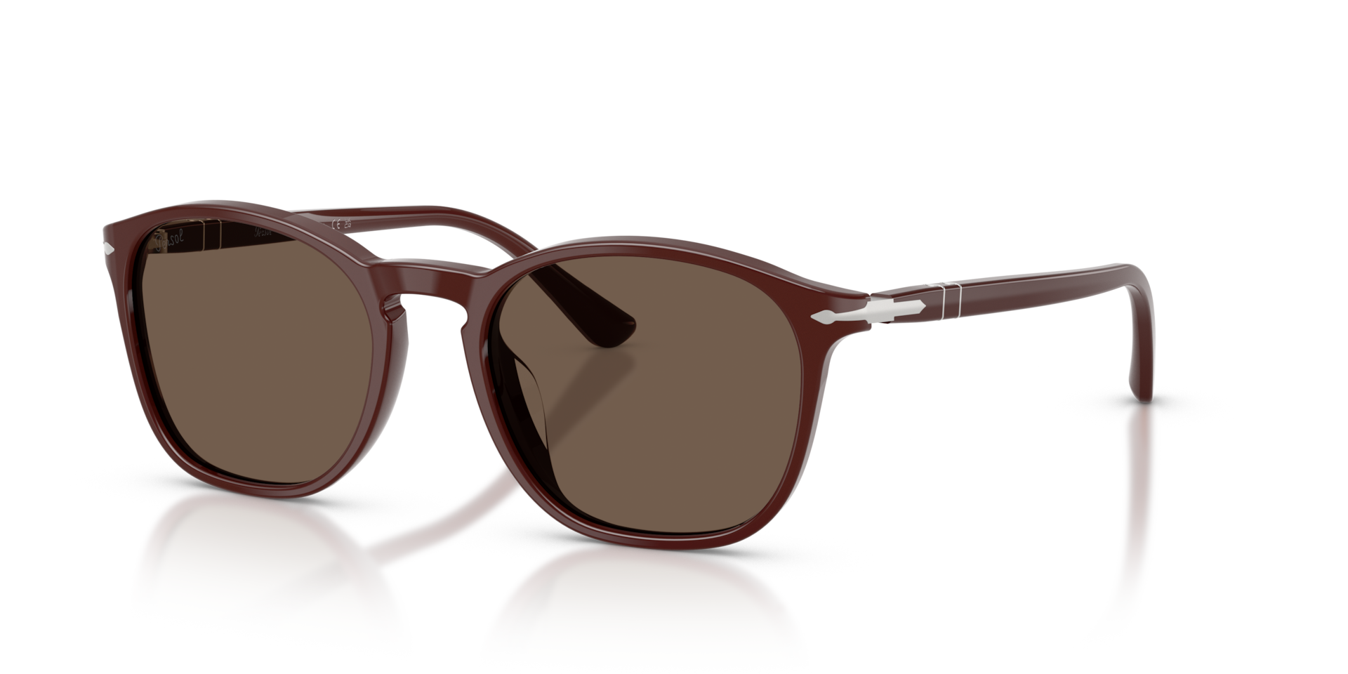 Persol PO3007SX with Bordeaux Frame and Brown Lenses | Persol® BM