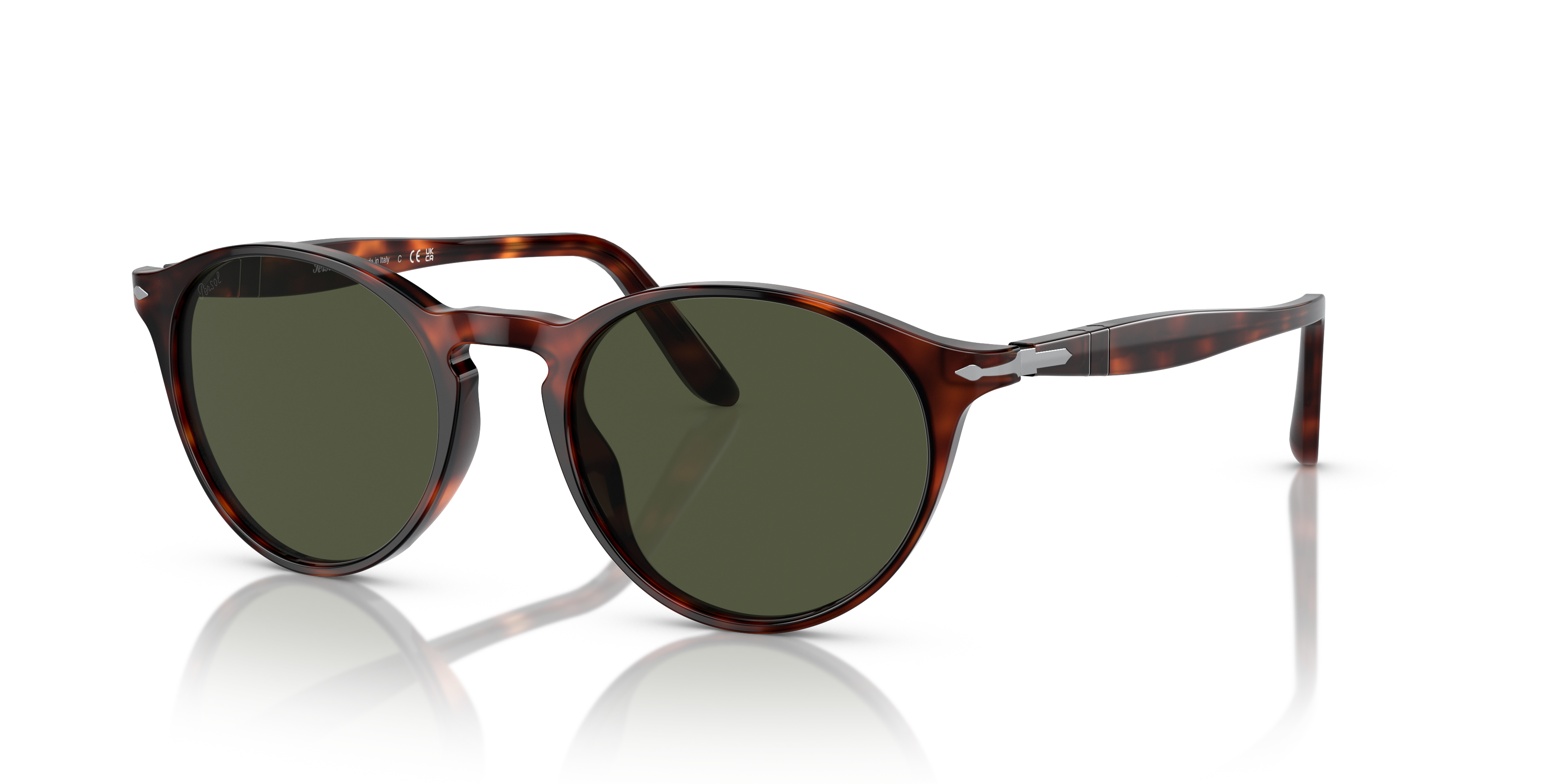 Persol PO3092SM with Havana Frame and Green Lenses | Persol® US