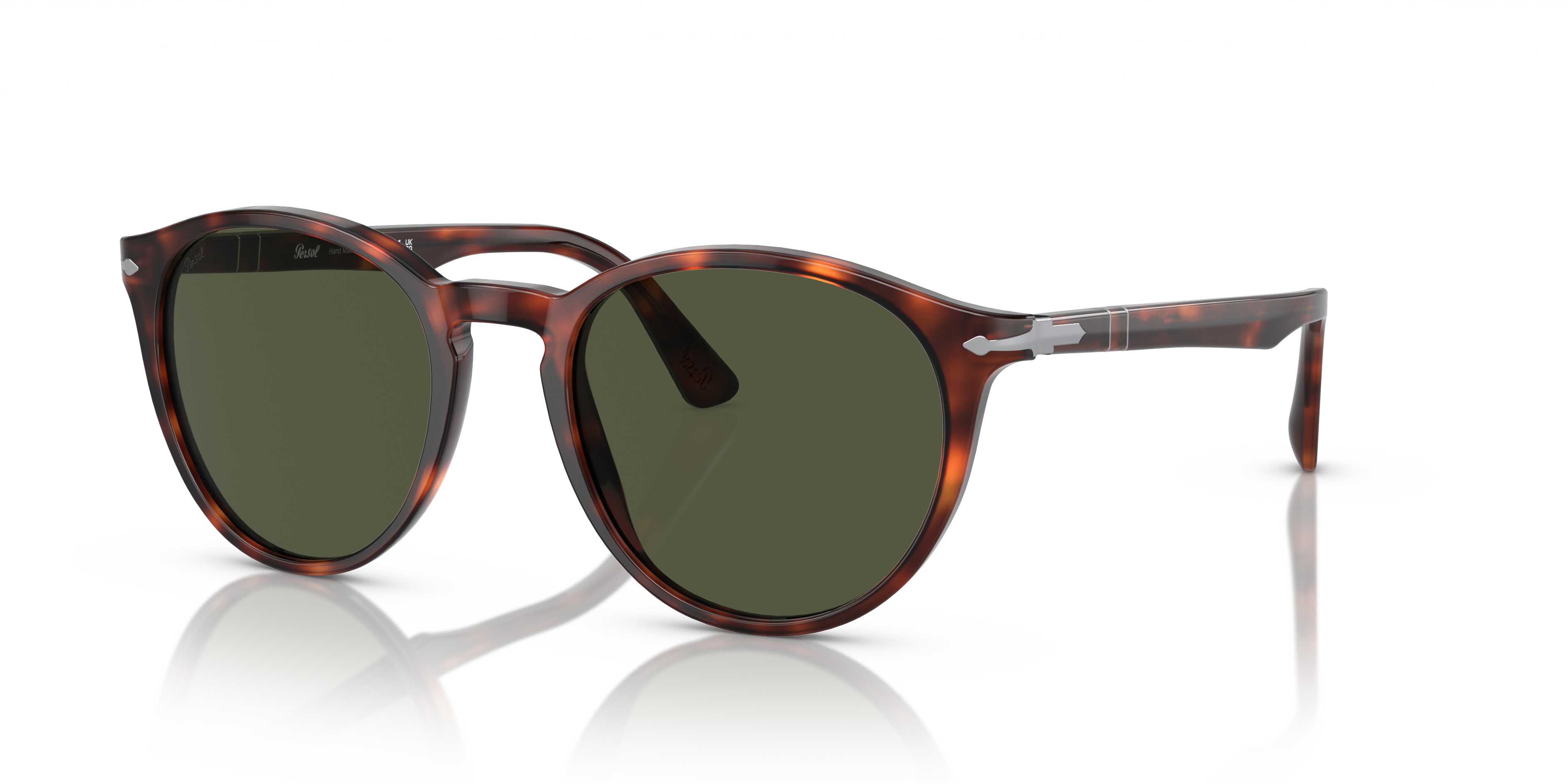 Persol PO3152S with Havana Frame and Green Lenses | Persol® US