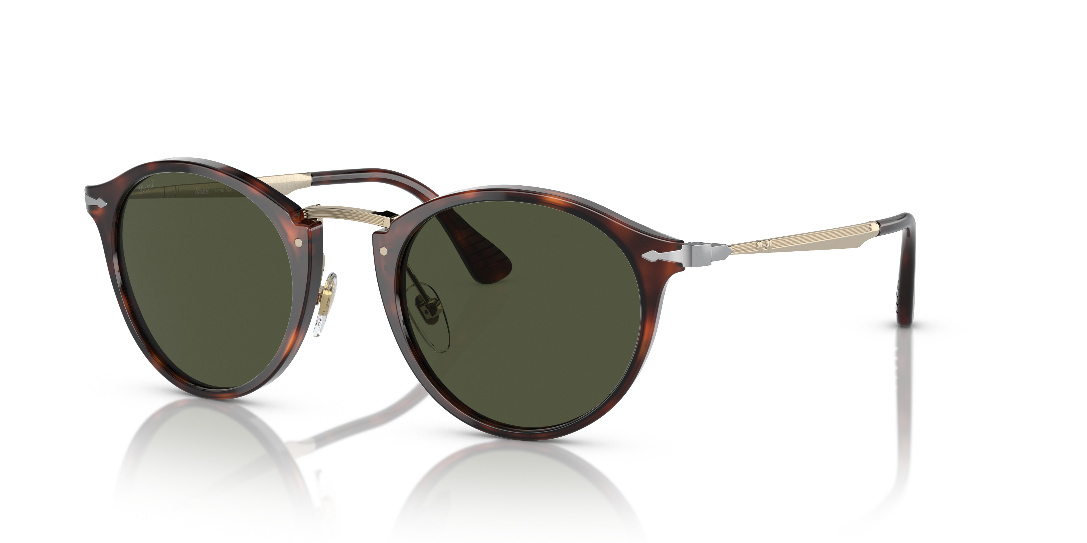 Persol PO3166S - Calligrapher with Havana Frame and Green Lenses