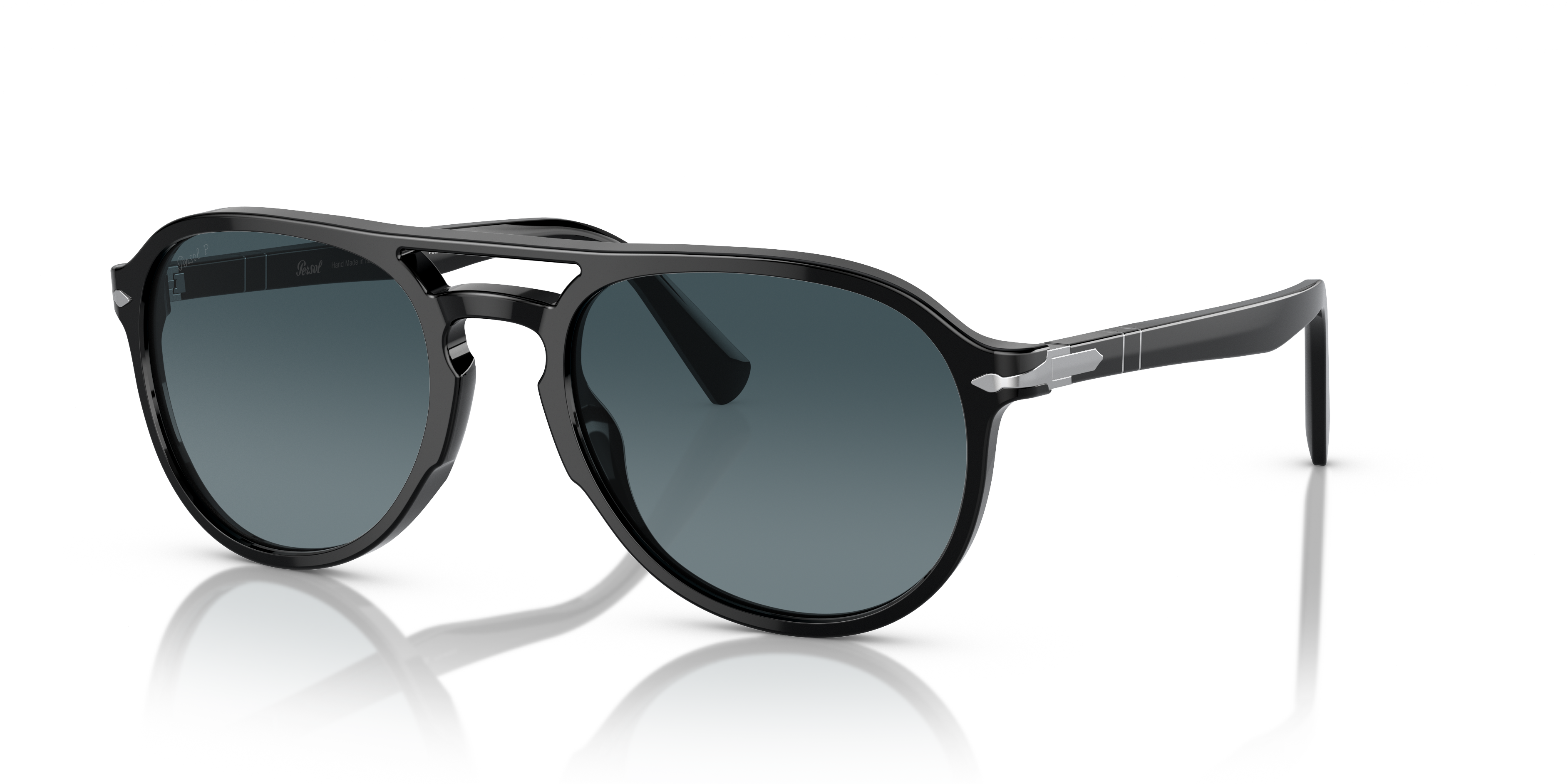 Persol ブラック サングラス Persol PO3235S with Black Frame and Blue Lenses | Persol® US