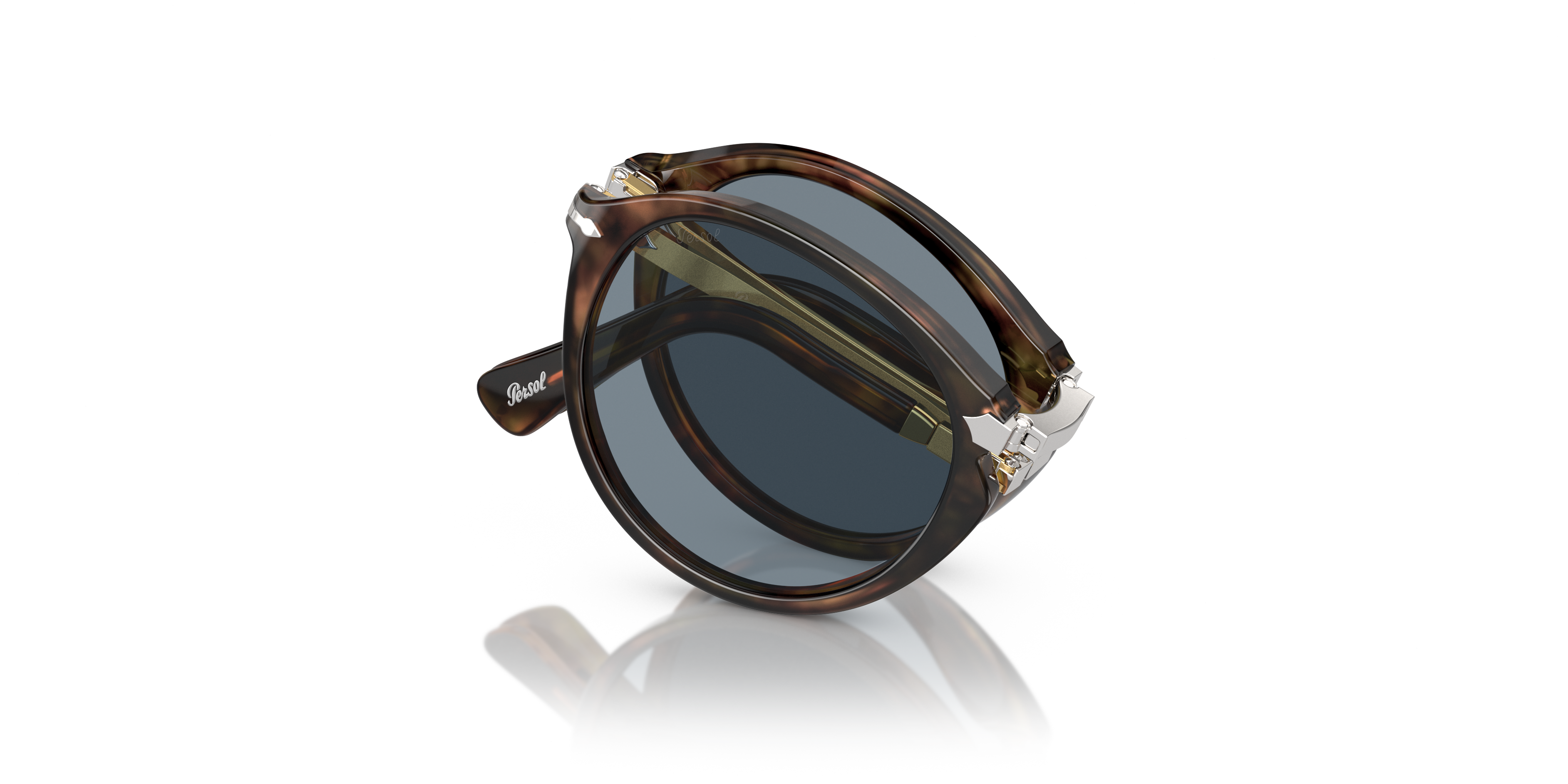 Persol PO3274S with Caffe Frame and Blue Lenses | Persol® US