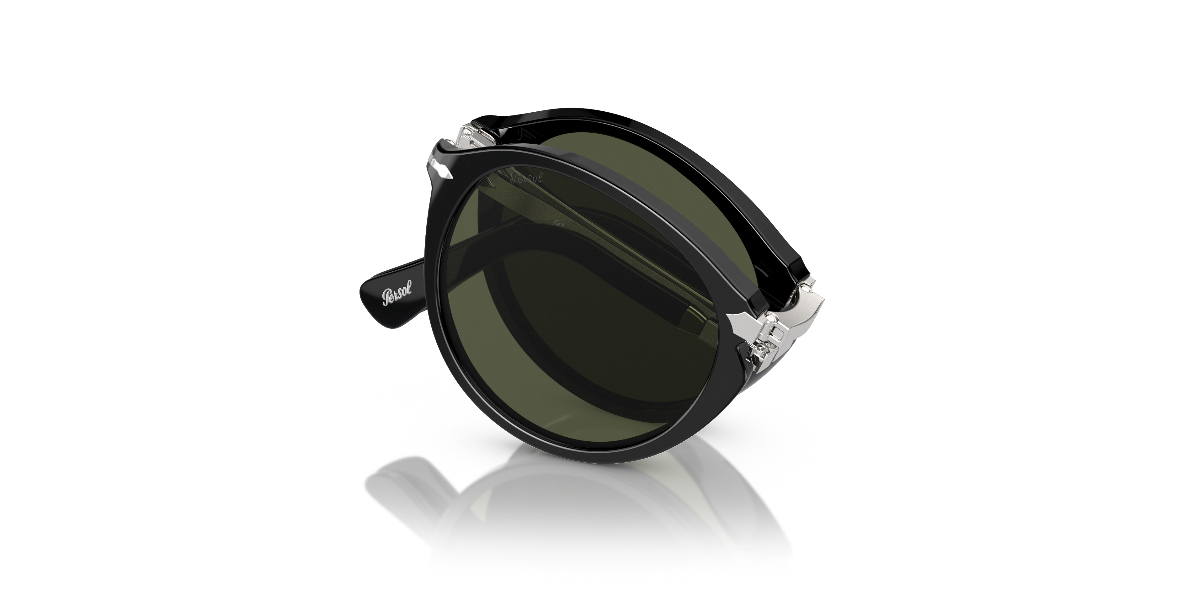Persol PO3274S with Black Frame and Green Lenses | Persol® US