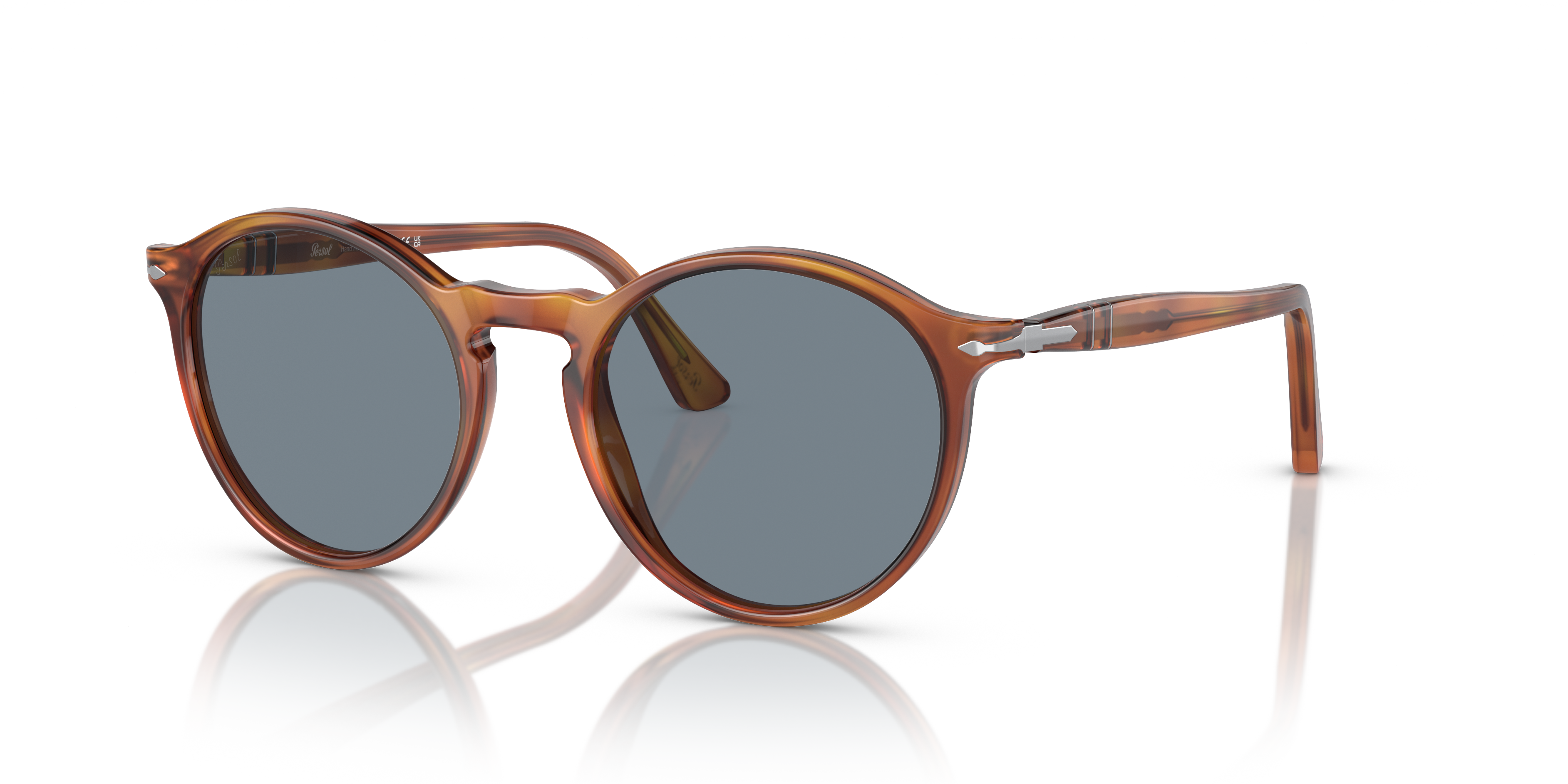 Persol PO3285S with Terra Di Siena Frame and Blue Lenses | Persol® US