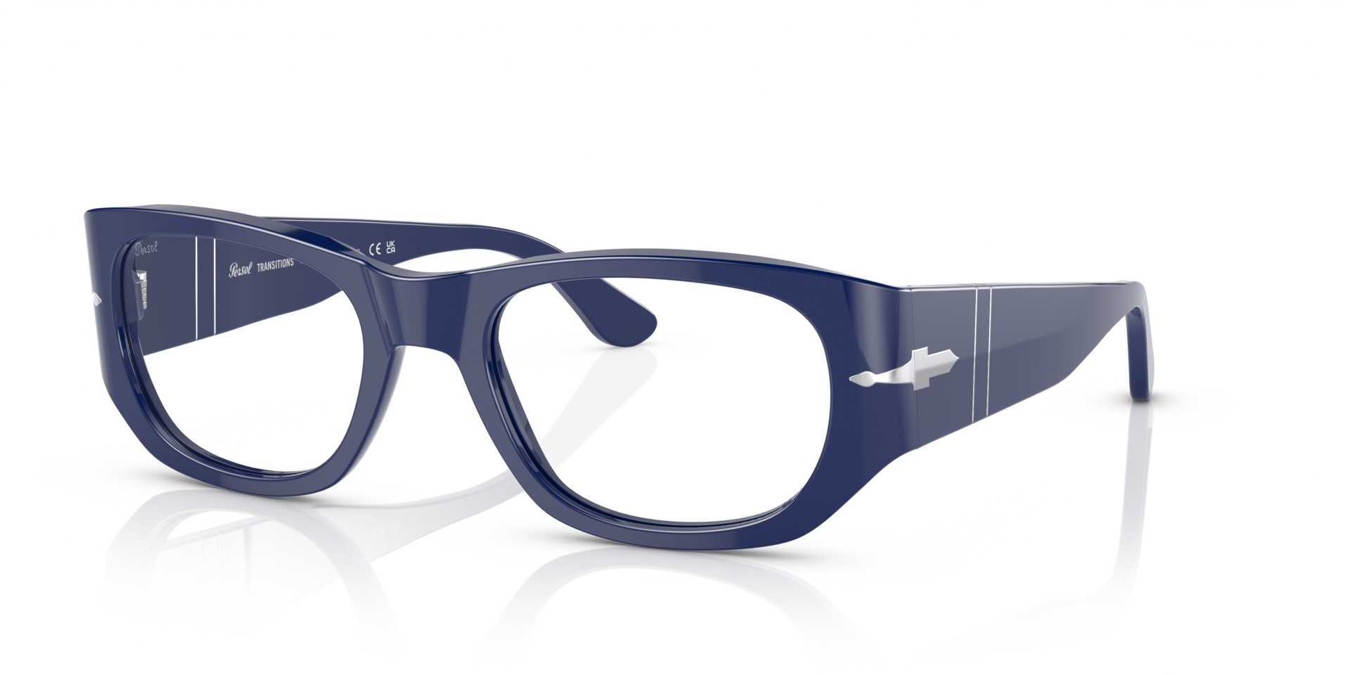Persol PO3307S - Transitions® with Blue Frame and Blue Lenses