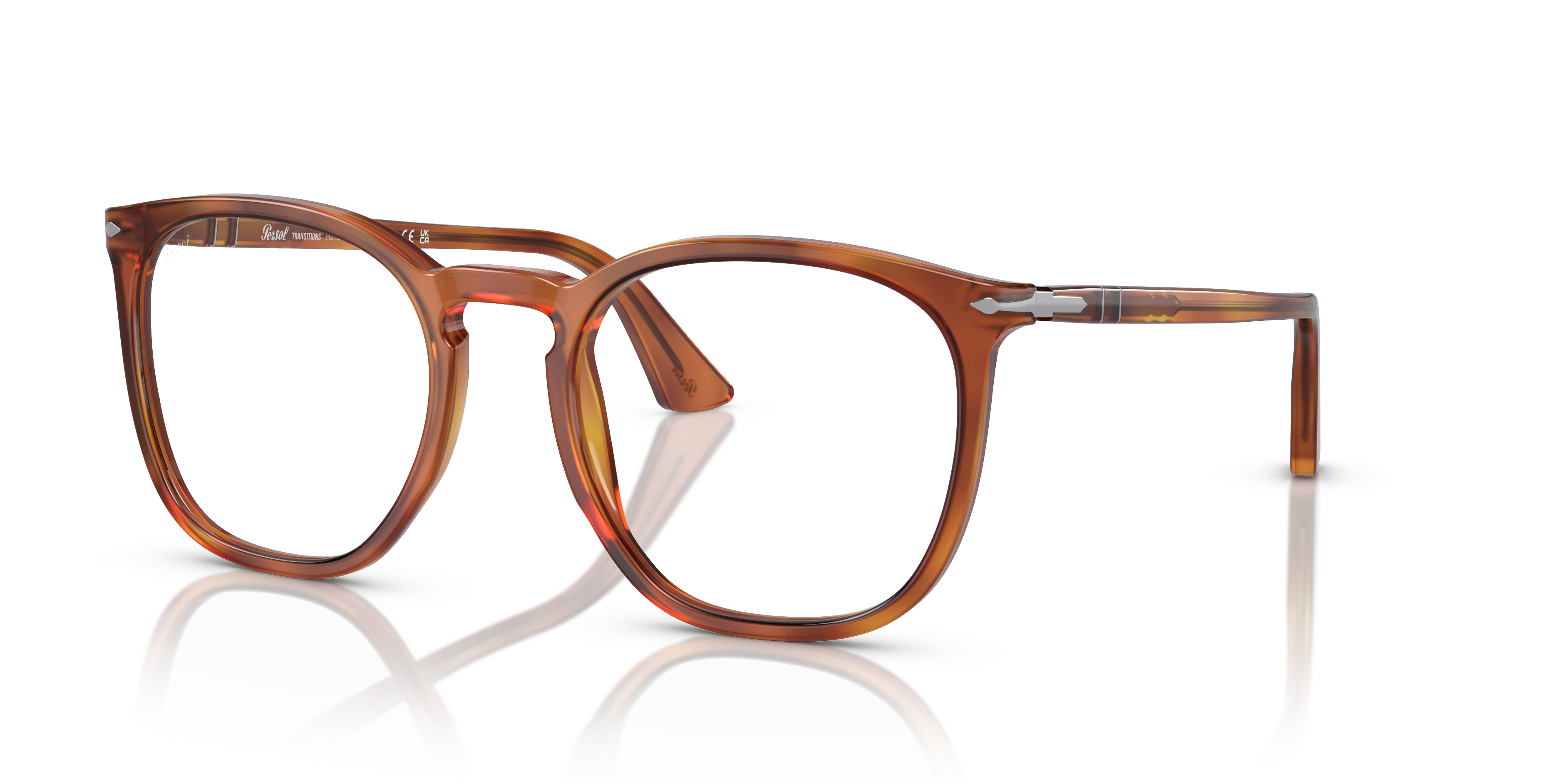 gloss_0309 Persol PO3316S - Transitions® with Terra Di Siena Frame and Green