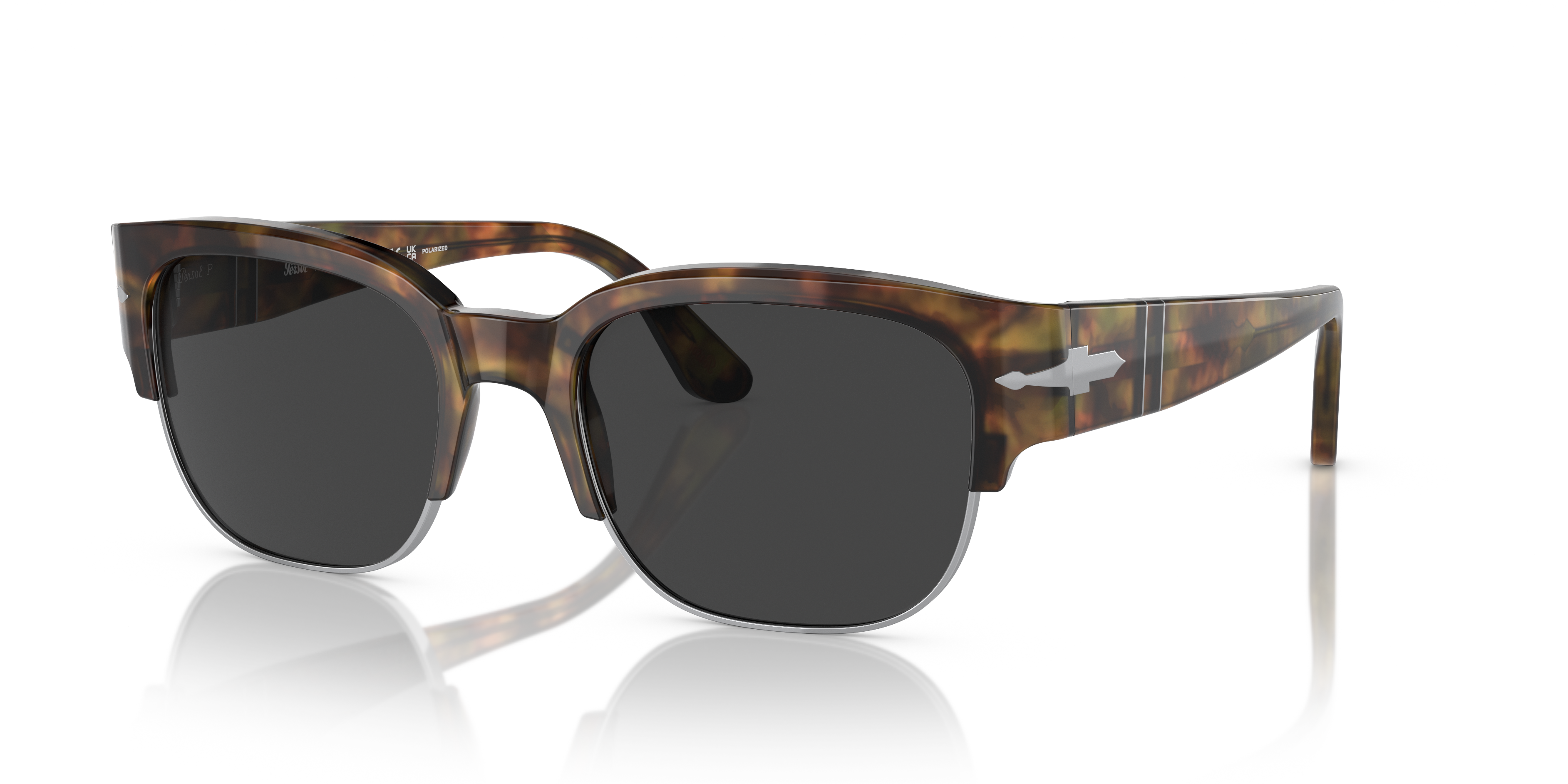 Persol PO3319S - Tom with Caffe Frame and Black Lenses | Persol® US