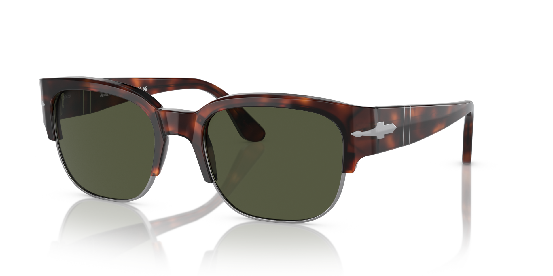 Persol PO3319S - Tom with Havana Frame and Green Lenses | Persol® US