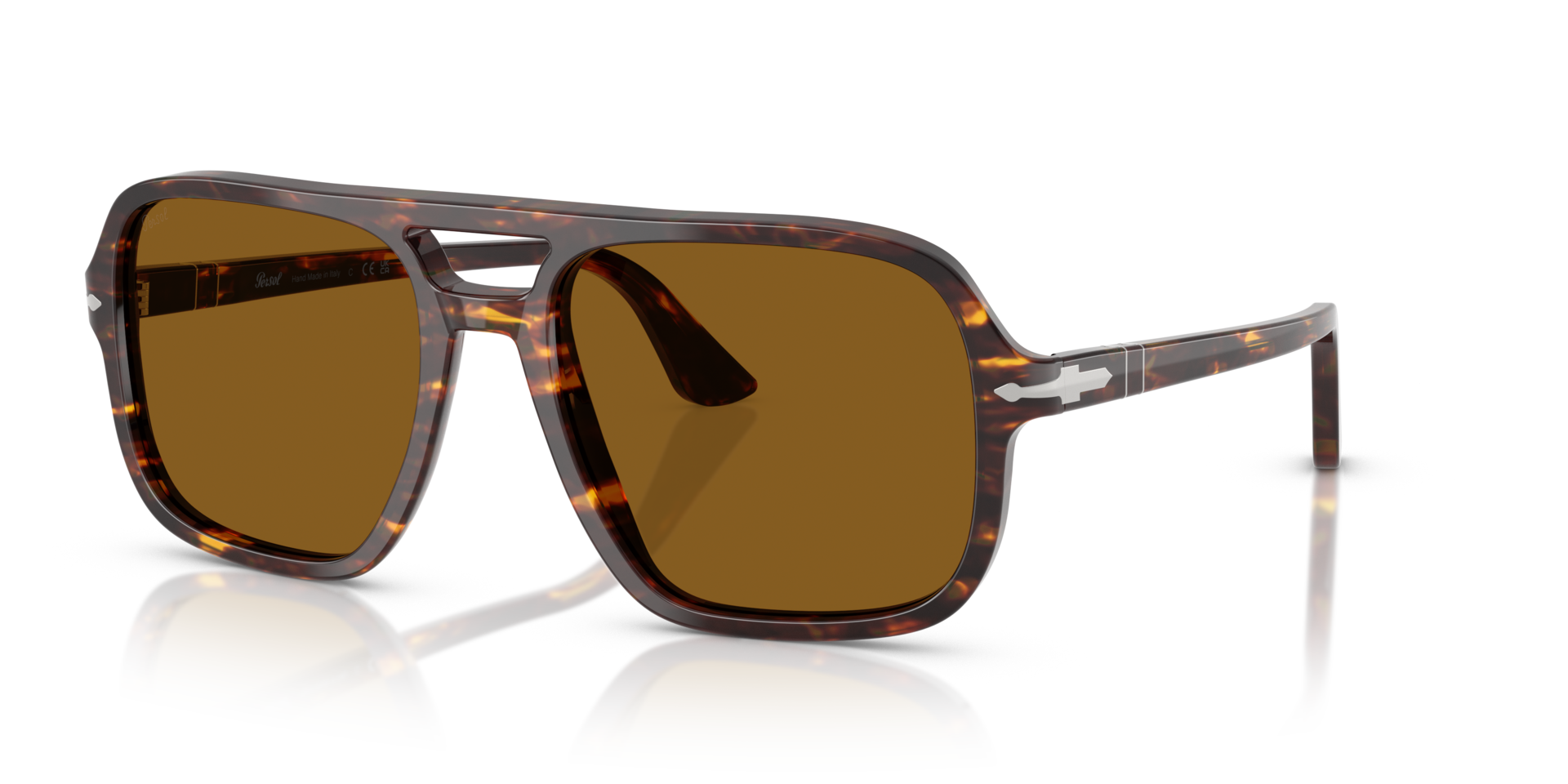 Persol PO3328S with Brown/Bright Yellow Frame and Brown Lenses