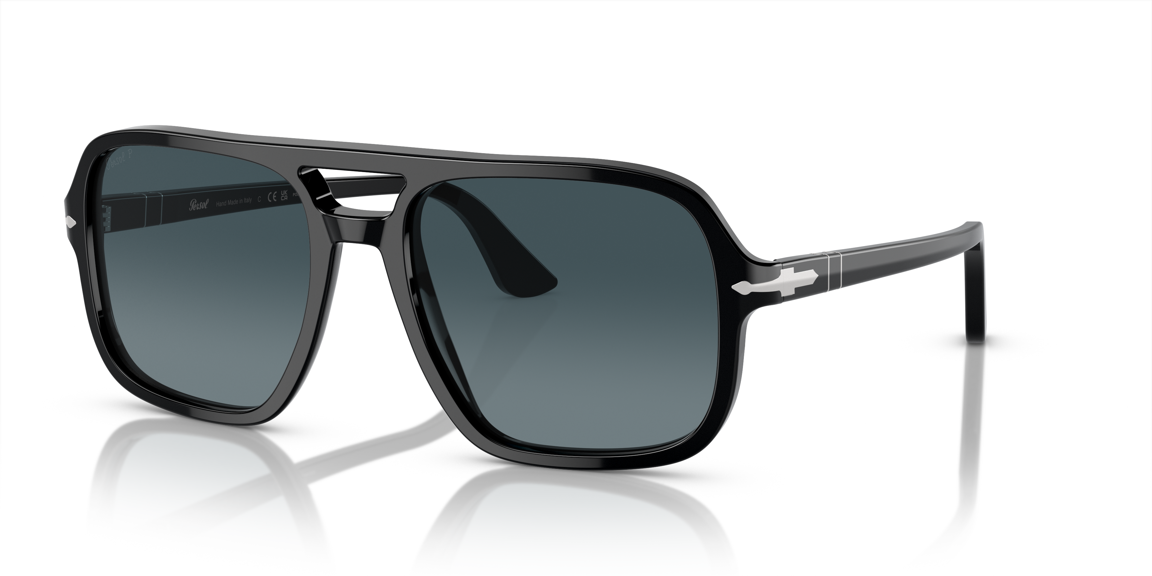Persol PO3328S with Black Frame and Blue Lenses | Persol® US
