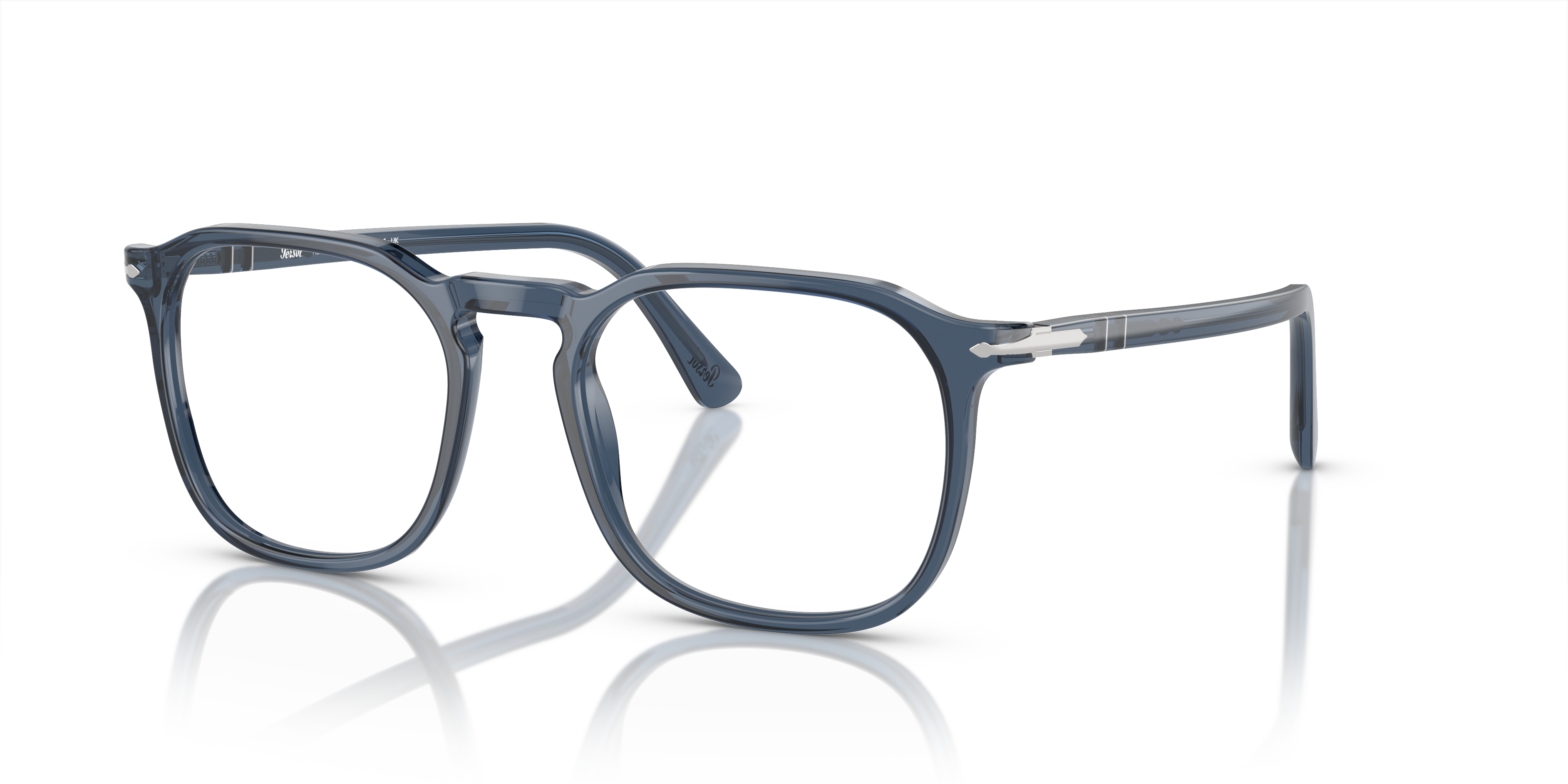 Persol PO3337V with Transparent Blue Frame | Persol® US