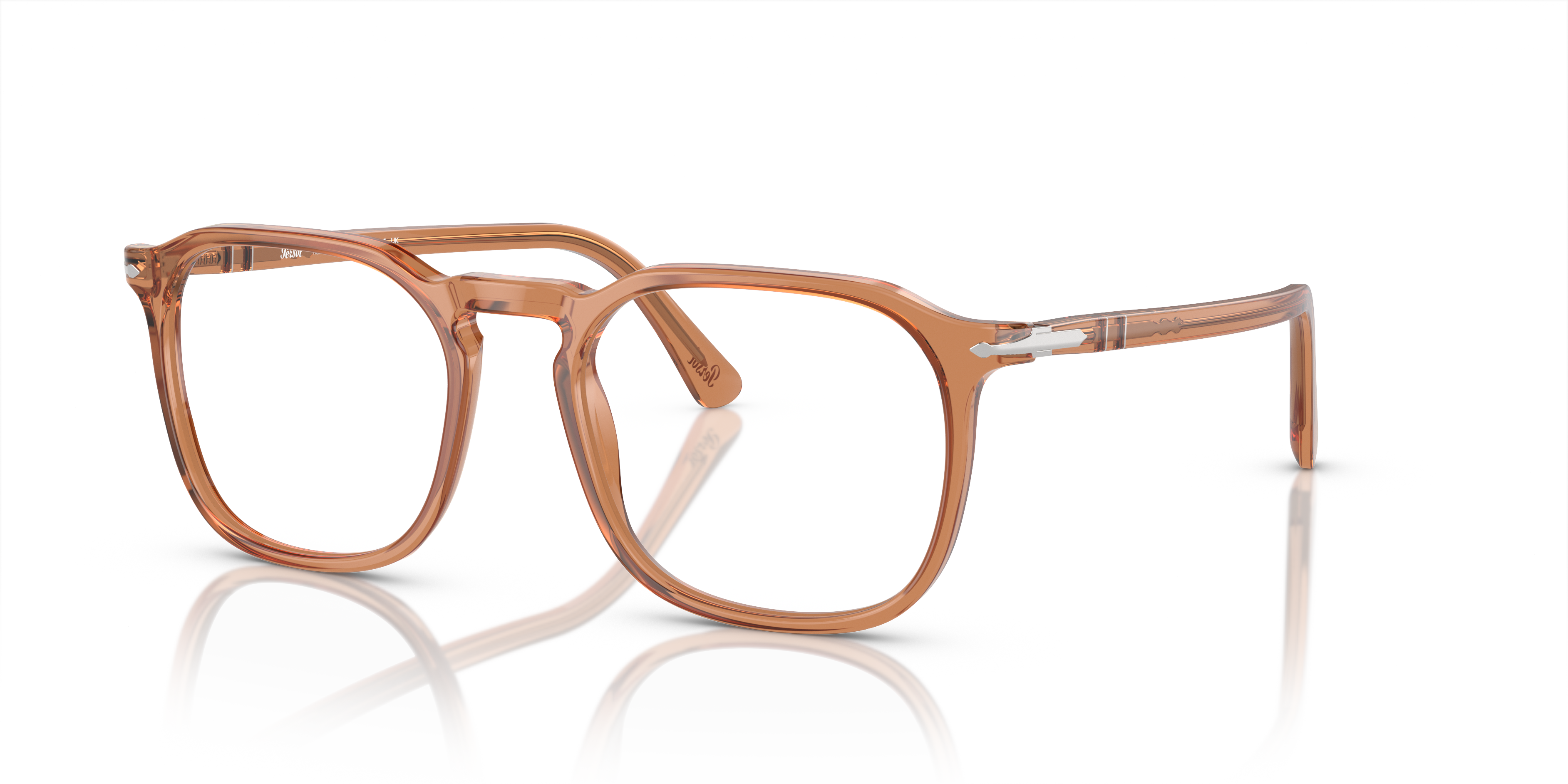 ハコビジョン　ディズニー　ウィンターエディション Persol PO3337V with Transparent Brown Frame | Persol® US