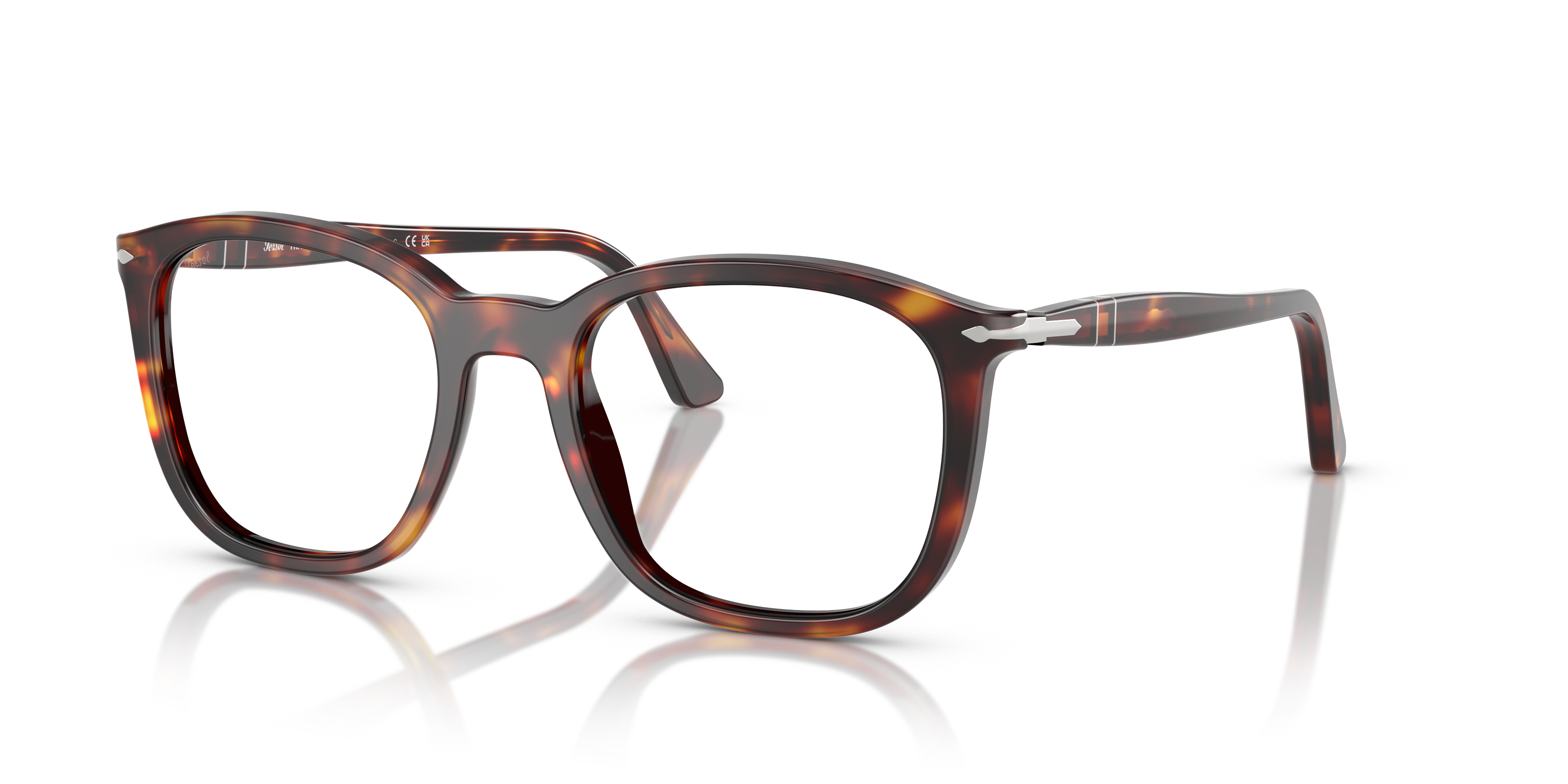 persol サングラス Persol PO3355S - Transitions® with Havana Frame and Blue Lenses