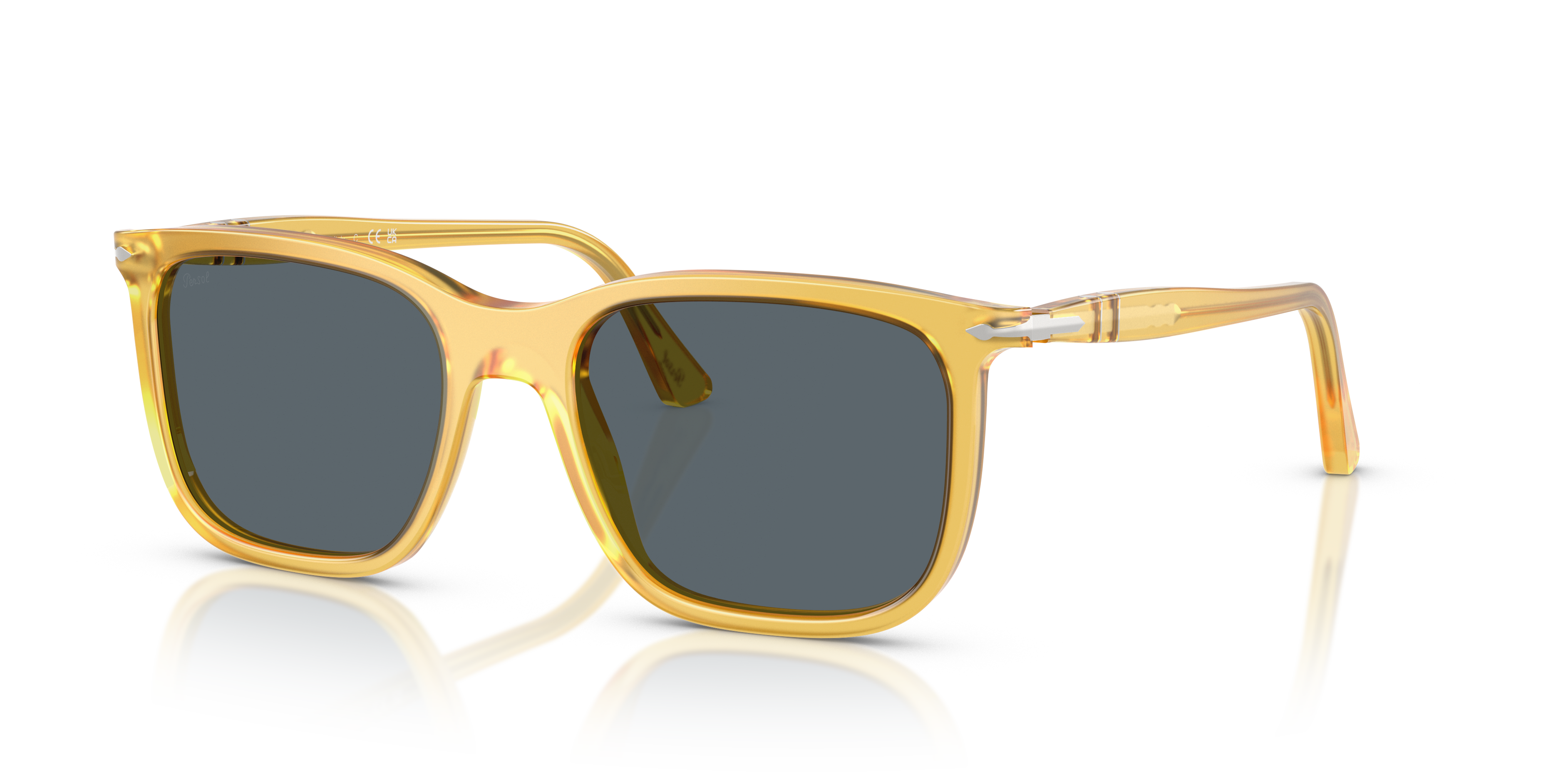 Persol PO3357S - Renzo with Miele Frame and Blue Lenses | Persol® US
