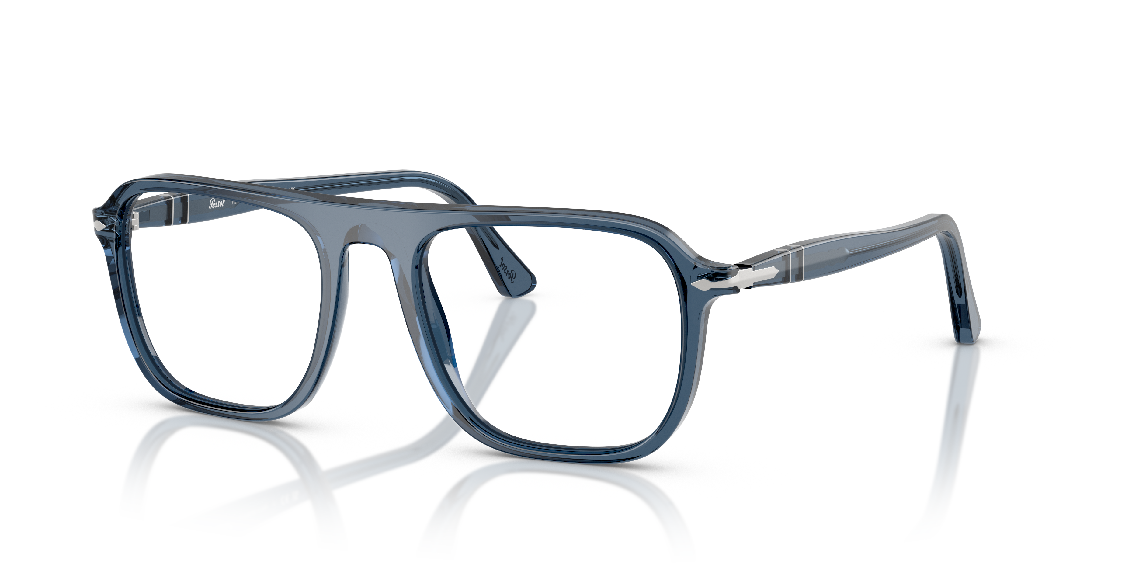 Persol PO3359V - Jacques with Transparent Blue Denim Frame