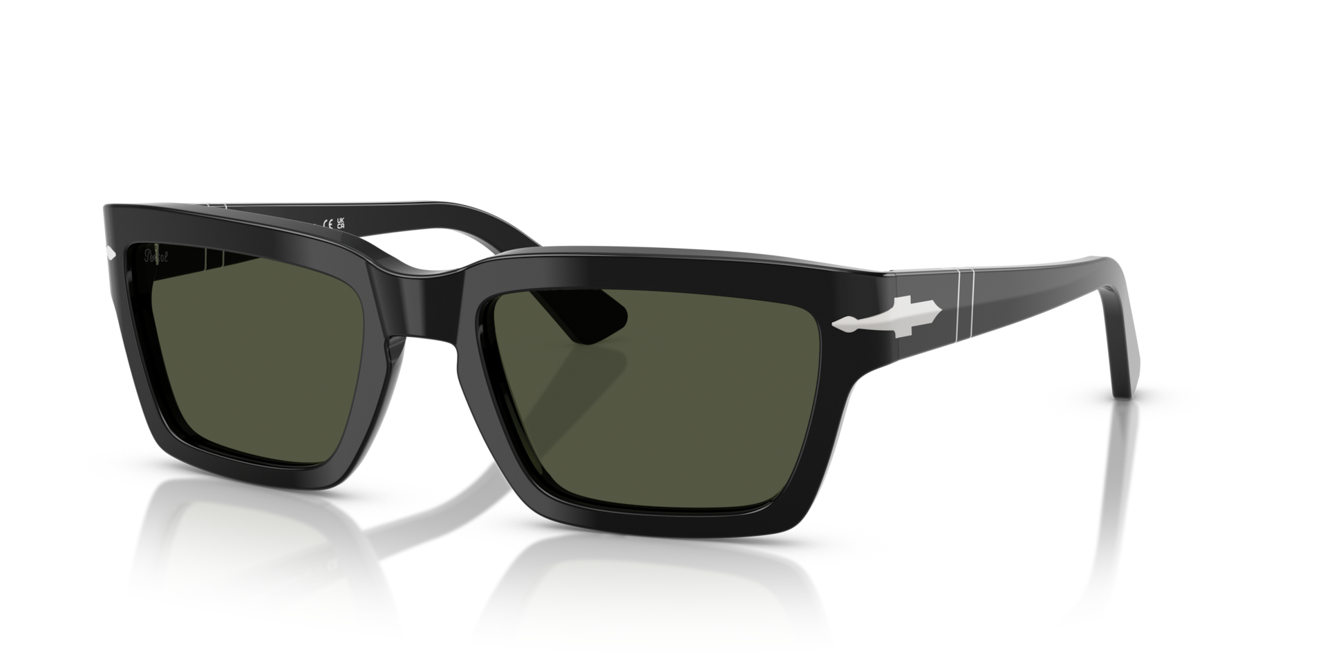 Persol PO3363S with Black Frame and Green Lenses | Persol® US
