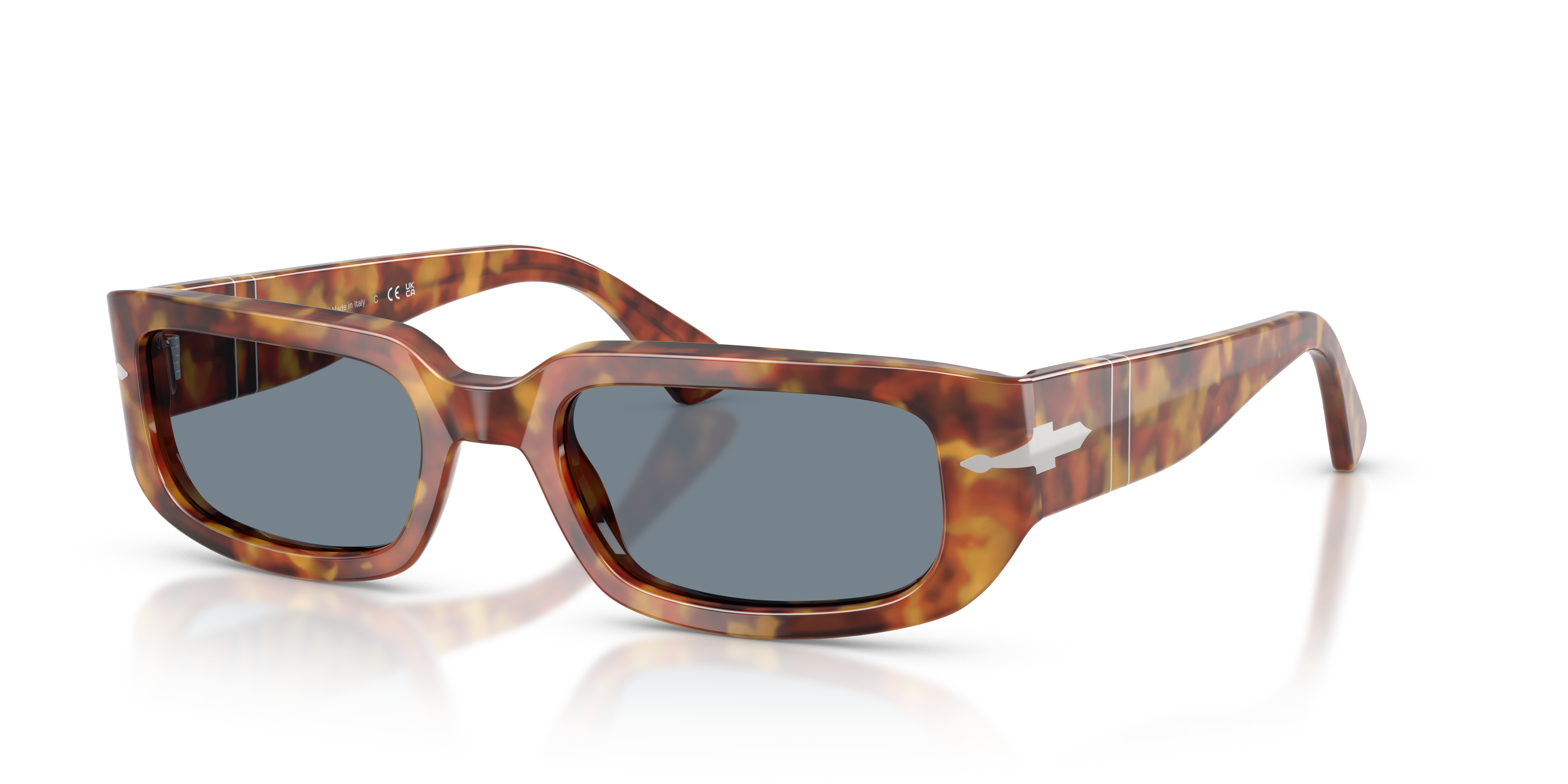 Persol PO3385S - Mel with Brown Tortoise Frame and Blue Lenses