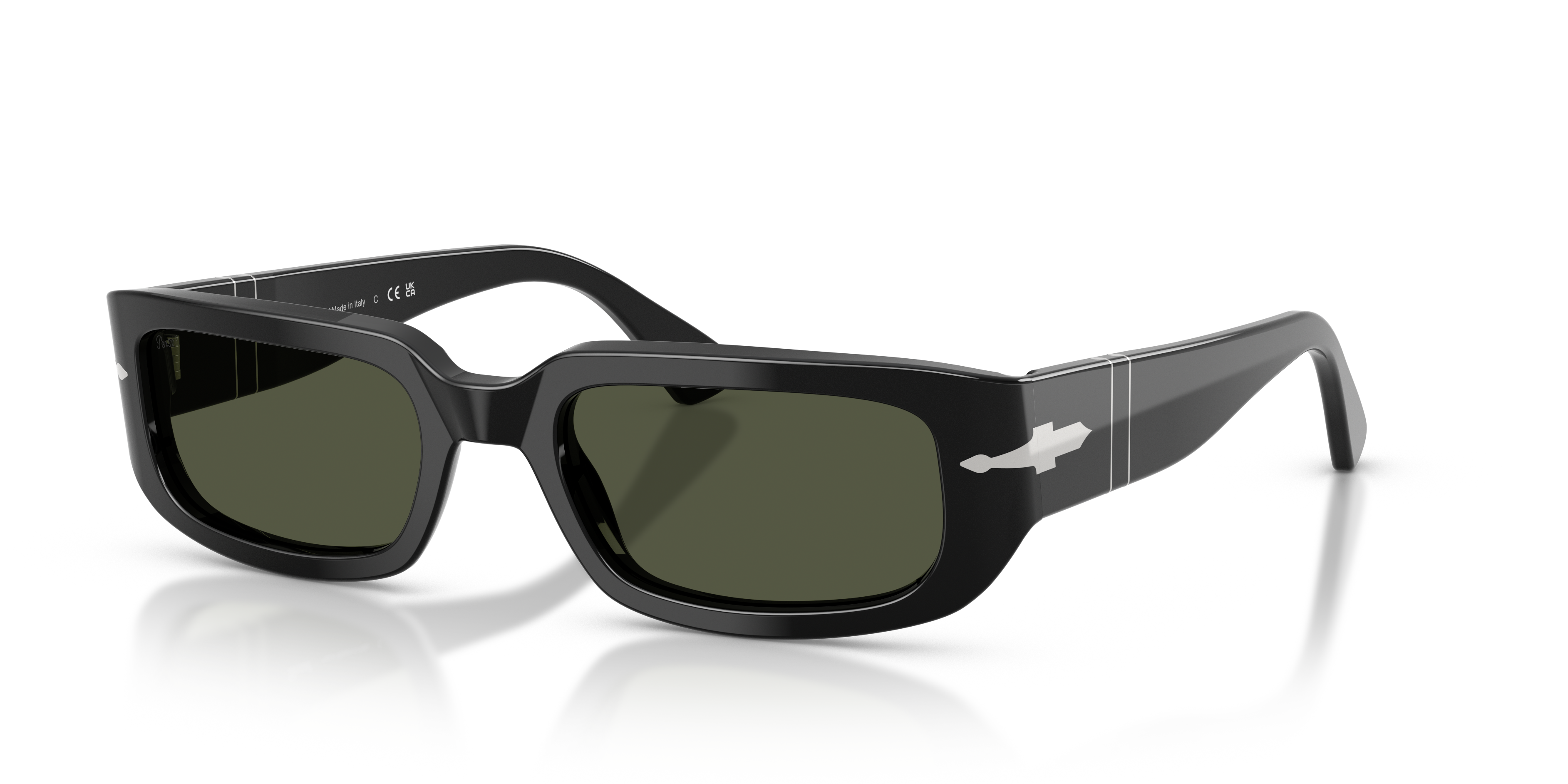 Persol サングラス Persol PO3385S - Mel with Black Frame and Green Lenses | Persol® US