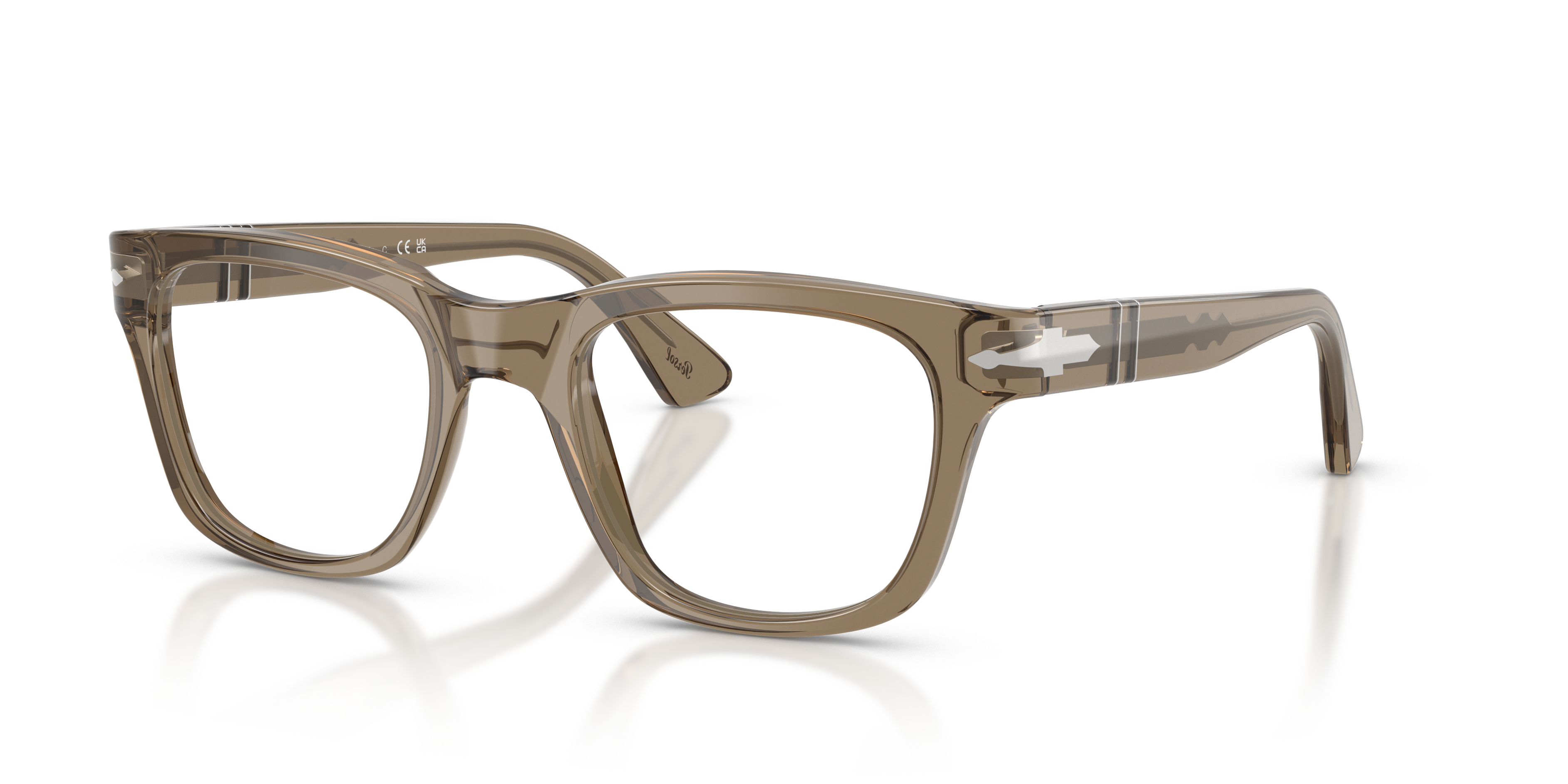 Promo,LP ボベスコ　ルーベンステイン Persol PO3389V - Cecil with Transparent Brown Frame | Persol® US
