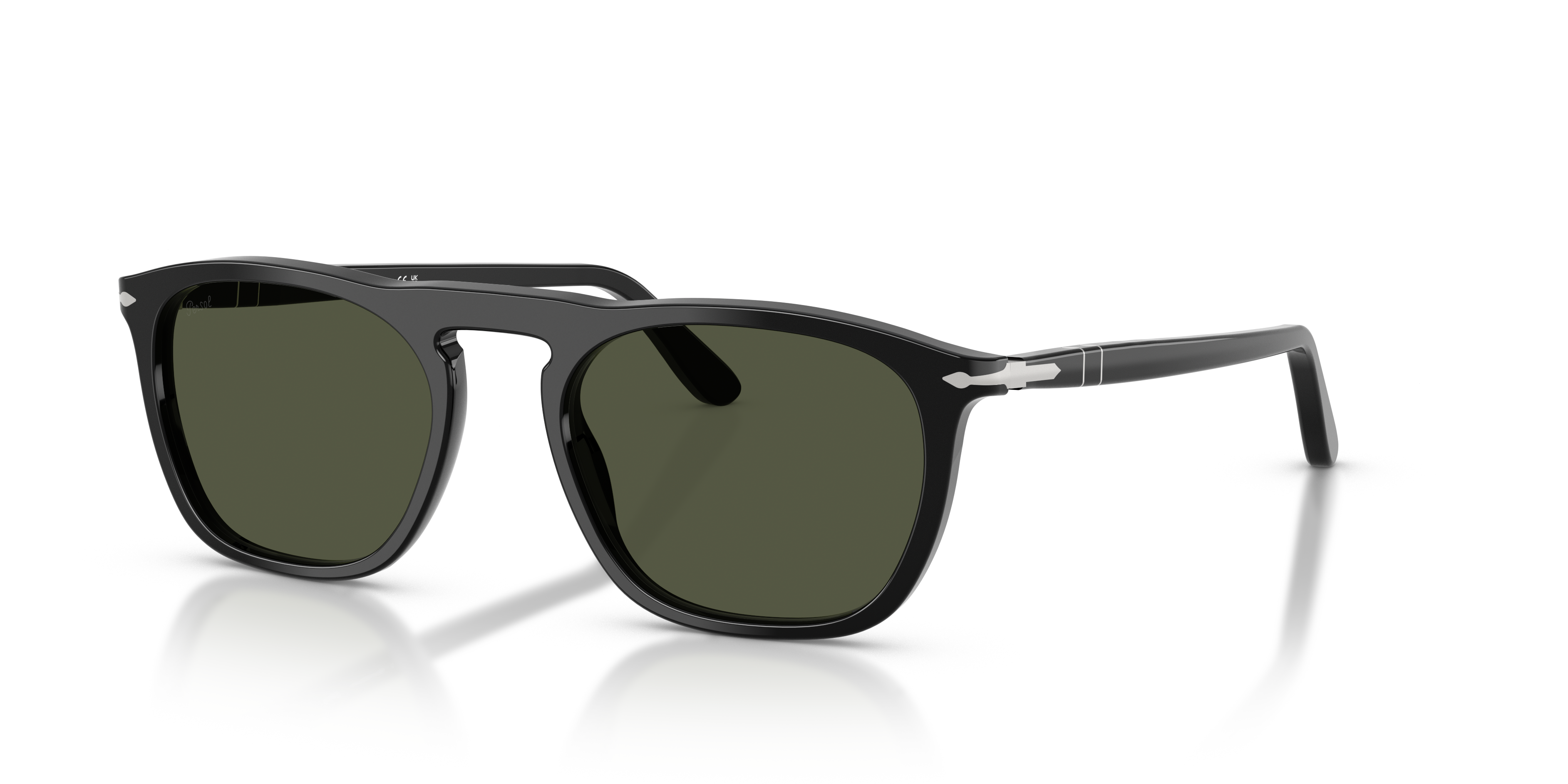 Persol PO3391S - Gae with Black Frame and Green Lenses | Persol® US