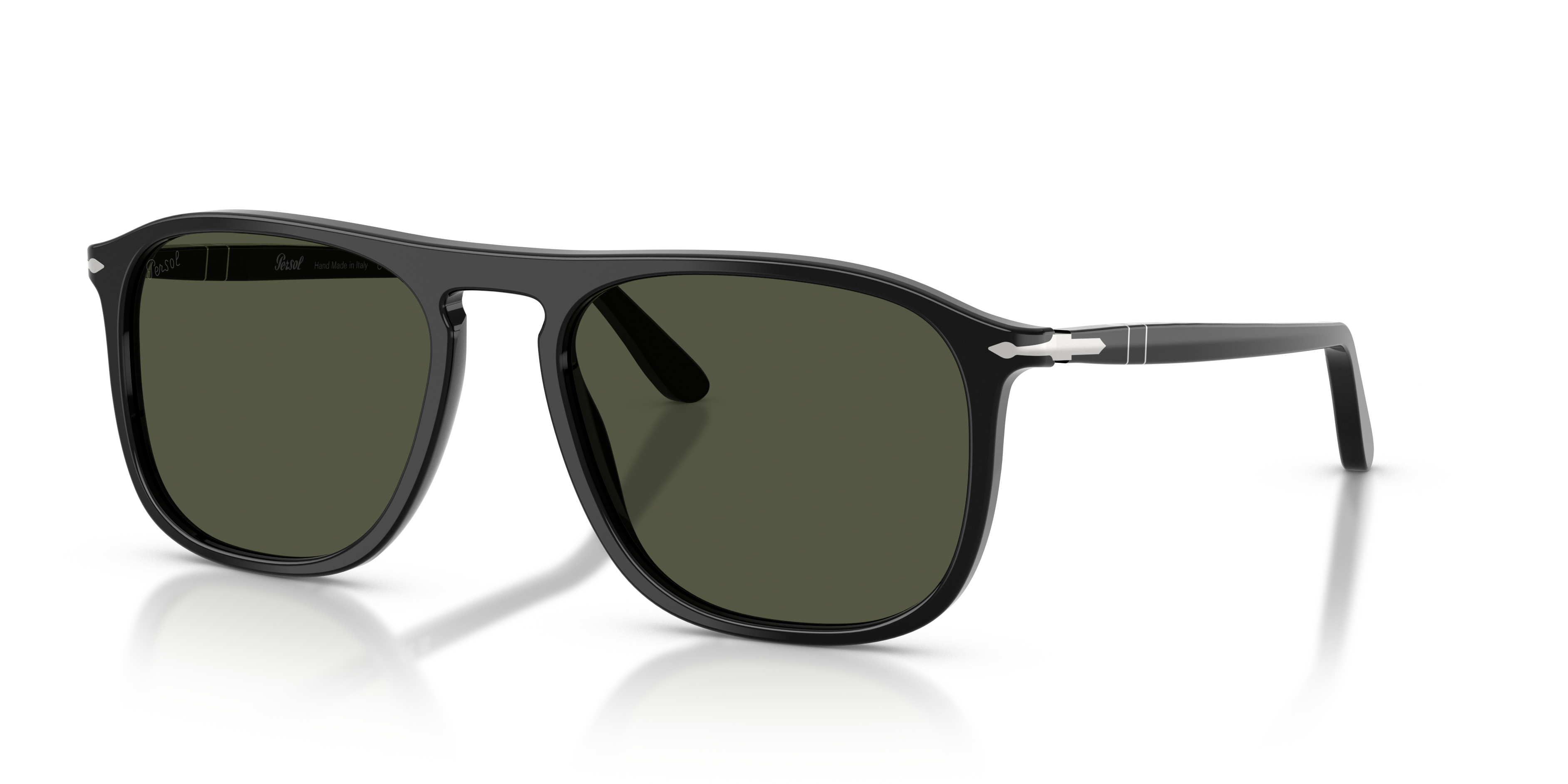 Persol PO3392S with Black Frame and Green Lenses | Persol® US