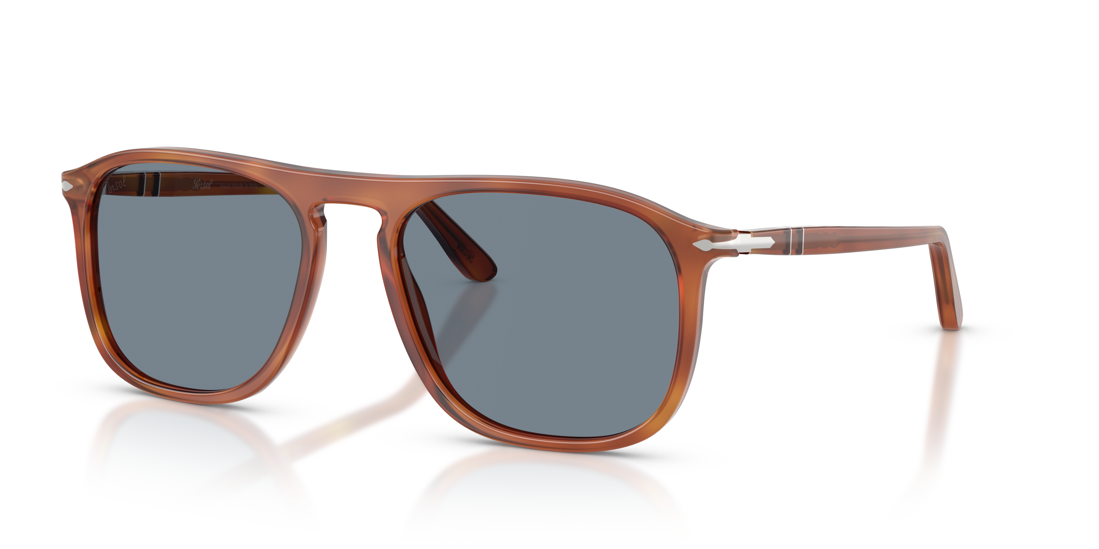 Persol PO3392S with Terra Di Siena Frame and Blue Lenses | Persol® US