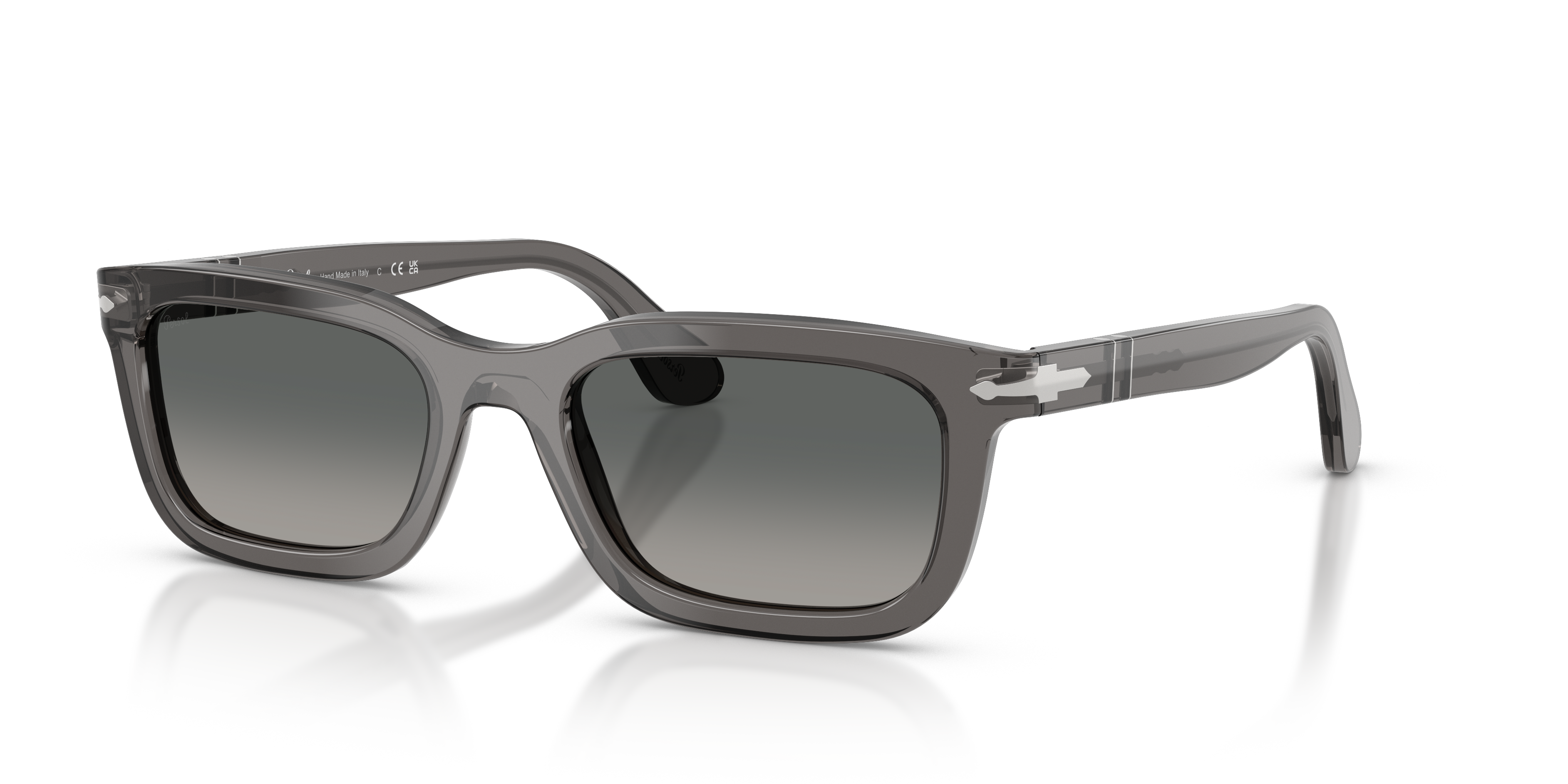 Persol PO3396S with Transparent Grey Frame and Grey Lenses