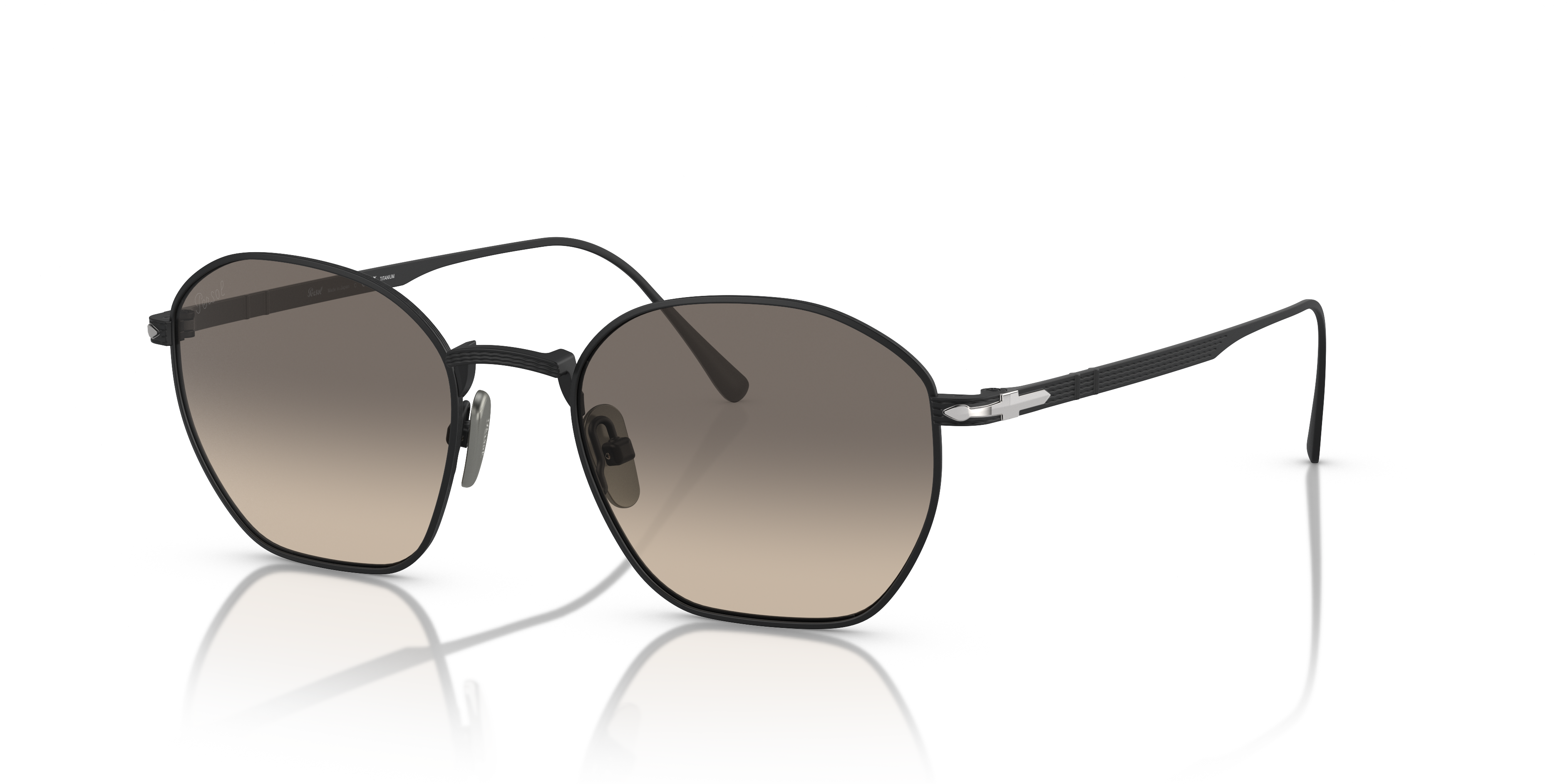 Persol PO5004ST with Matte Black Frame and Grey Lenses | Persol® US