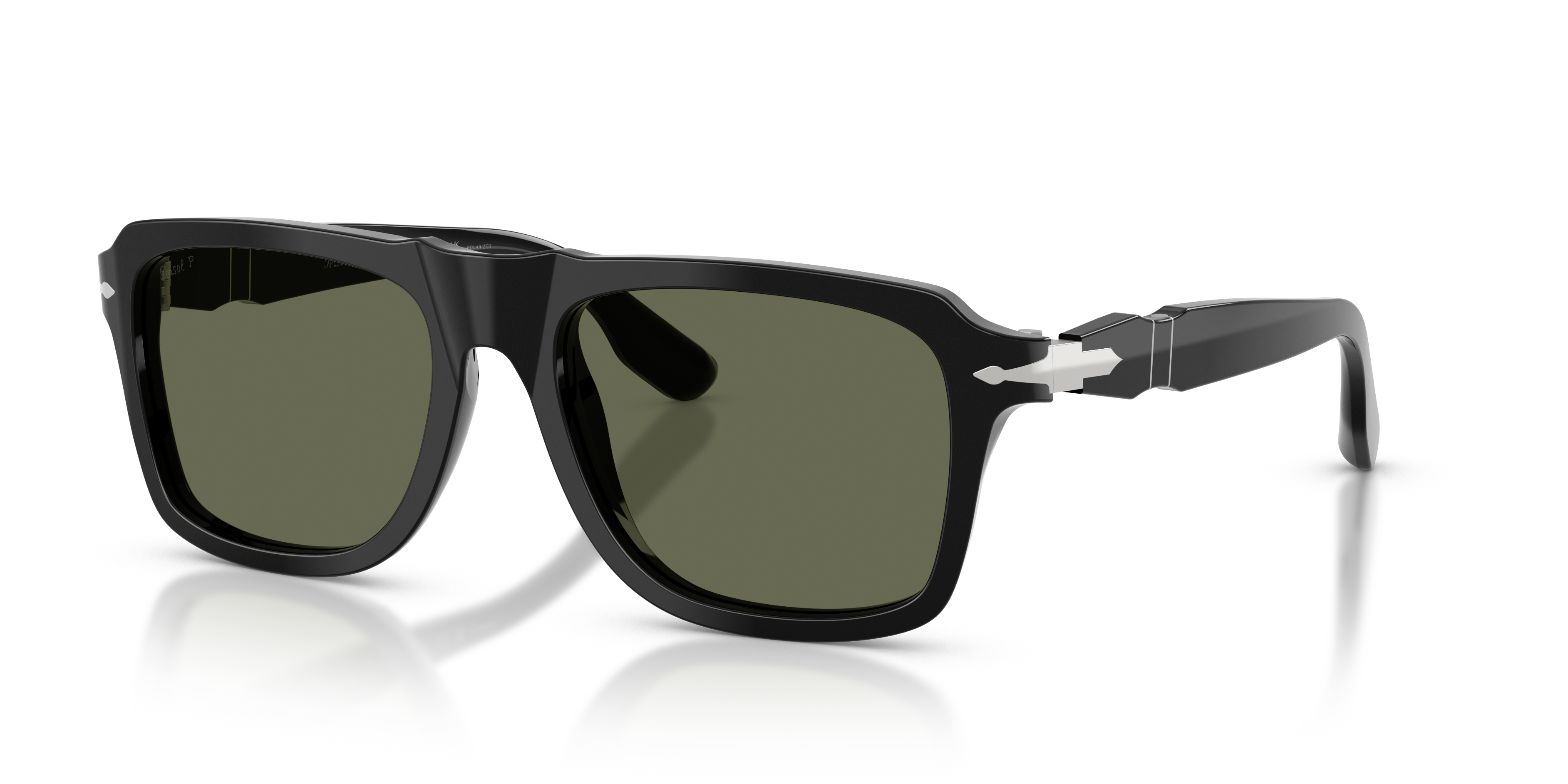 Persol PO8002S with Black Frame and Green Lenses | Persol® US