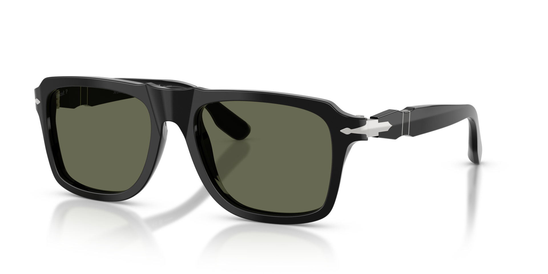 Persol PO8002S with Black Frame and Green Lenses | Persol® US