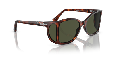 Persol PO0005 com armação Havana e lentes Verde - Imagens 3
