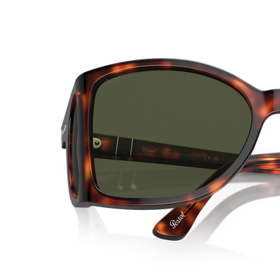 Persol PO0005 com armação Havana e lentes Verde – Versão da imagem