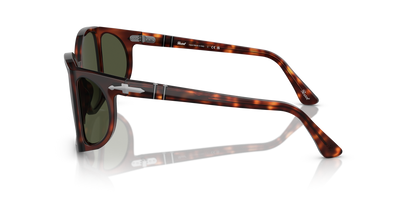 Persol PO0005 com armação Havana e lentes Verde - Imagens 4