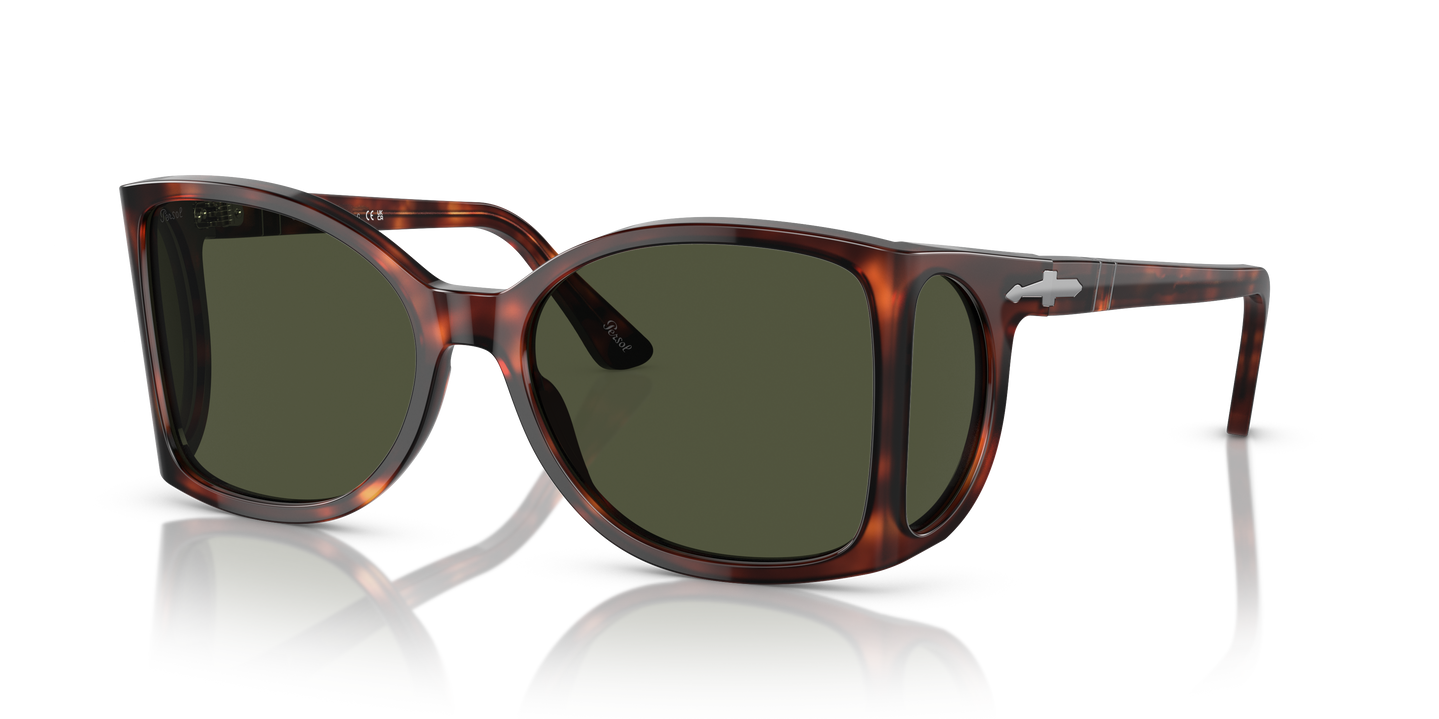 Persol PO0005 con Montatura Havana e Lenti Verde - Immagine 1