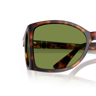 Persol PO0005 with Havana Frame and Green Lenses – Variant Image