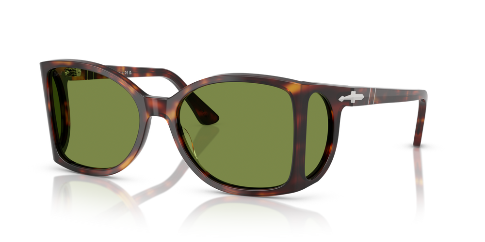 Persol PO0005 with Havana Frame and Green Lenses - Image 1