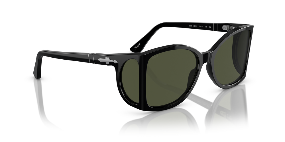 Persol PO0005 con Montatura Nero e Lenti Verde - Immagine 3