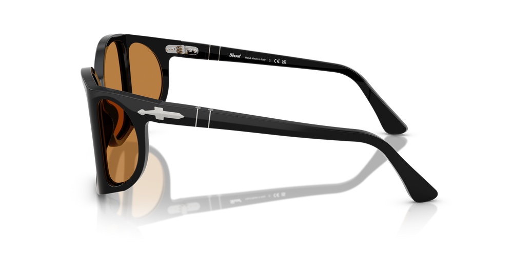 Persol PO0005 avec Monture Noir et Verres Jaune - Image 4