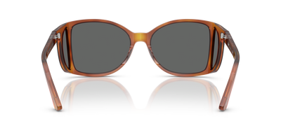 Persol PO0005 avec Monture Terre de Sienne et Verres Gris - Image 5