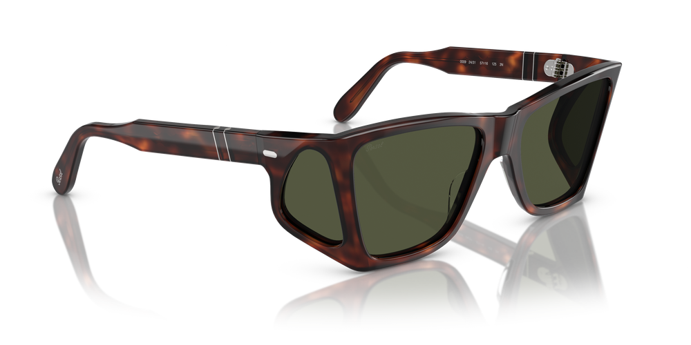 Persol PO0009 with Havana Frame and Green Lenses - Image 3