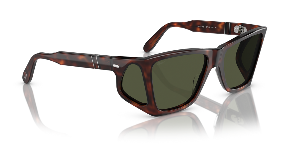 Persol PO0009 with Havana Frame and Green Lenses - Image 3