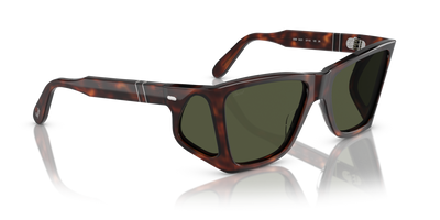 Persol PO0009 with Havana Frame and Green Lenses - Image 3
