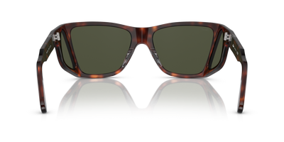 Persol PO0009 with Havana Frame and Green Lenses - Image 5