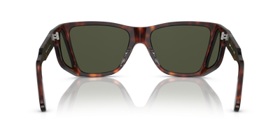 Persol PO0009 with Havana Frame and Green Lenses - Image 5