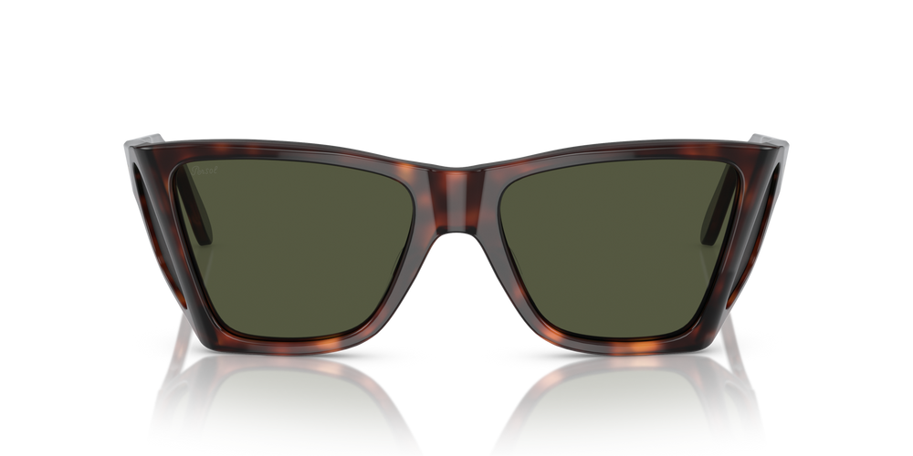 Persol PO0009 with Havana Frame and Green Lenses - Image 2